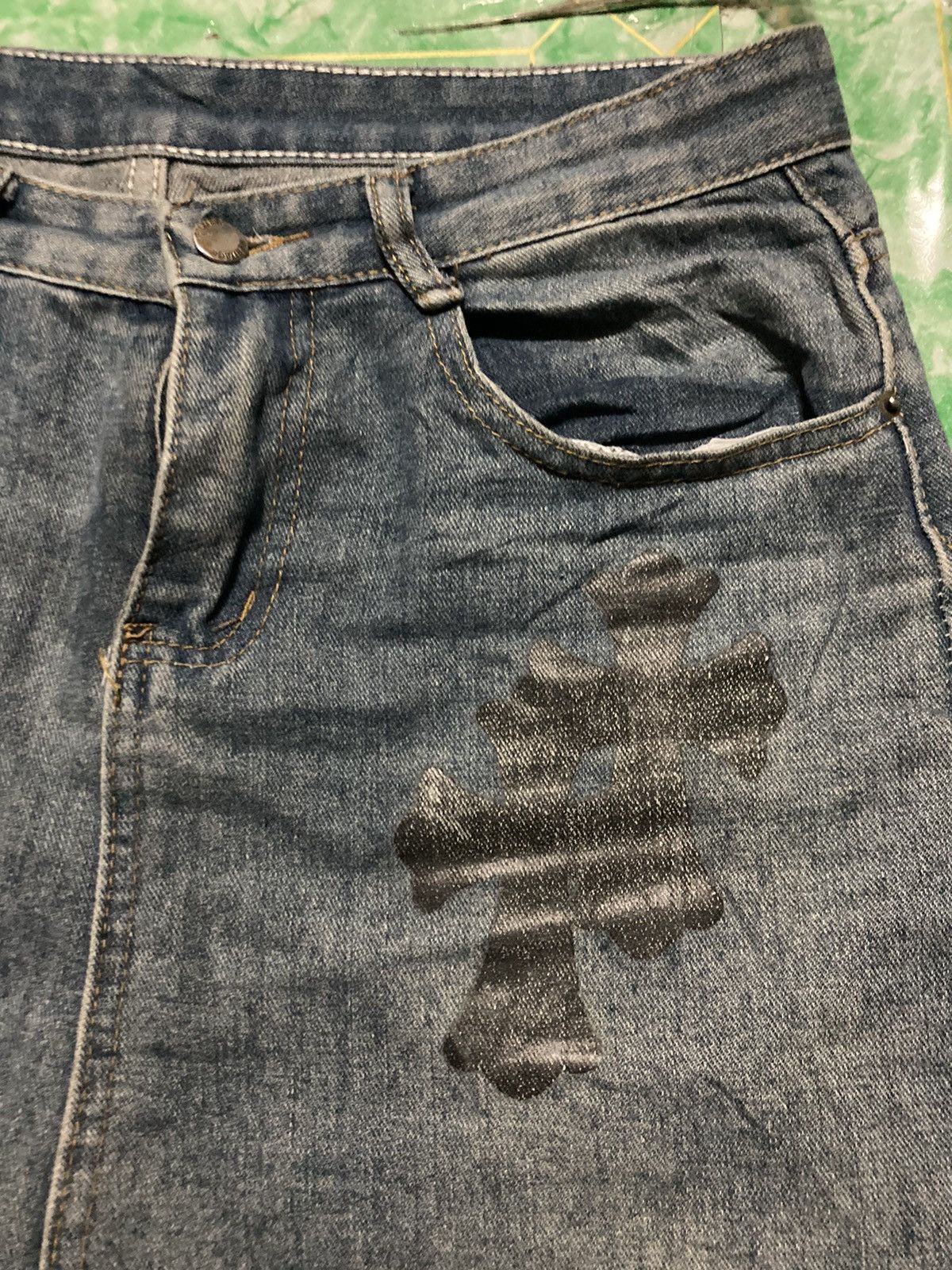 Japanese Brand × Jean Vintage Jeans Falmer Meritage Pattern Chrome Hand Size US 30 / EU 46 - 1 Thumbnail