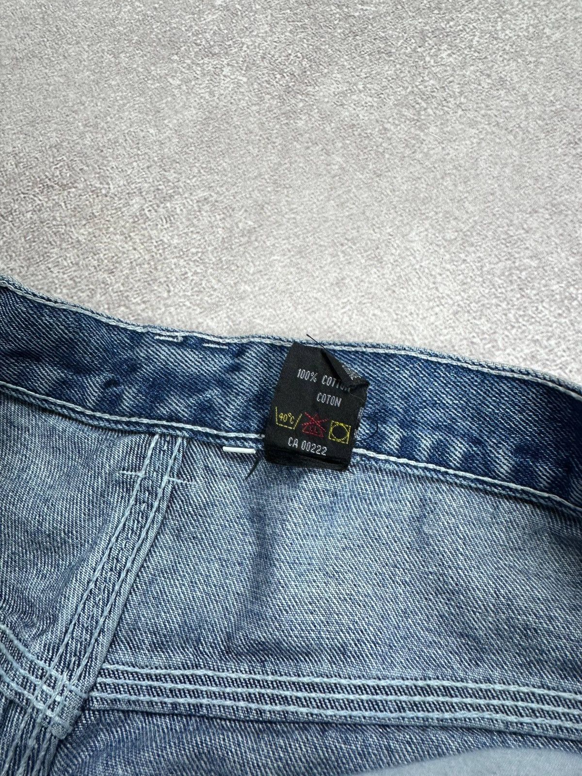 Japanese Brand Vintage JNCO Style Y2K Baggy Flared Jeans Pants 32 Size US 32 / EU 48 - 9 Thumbnail