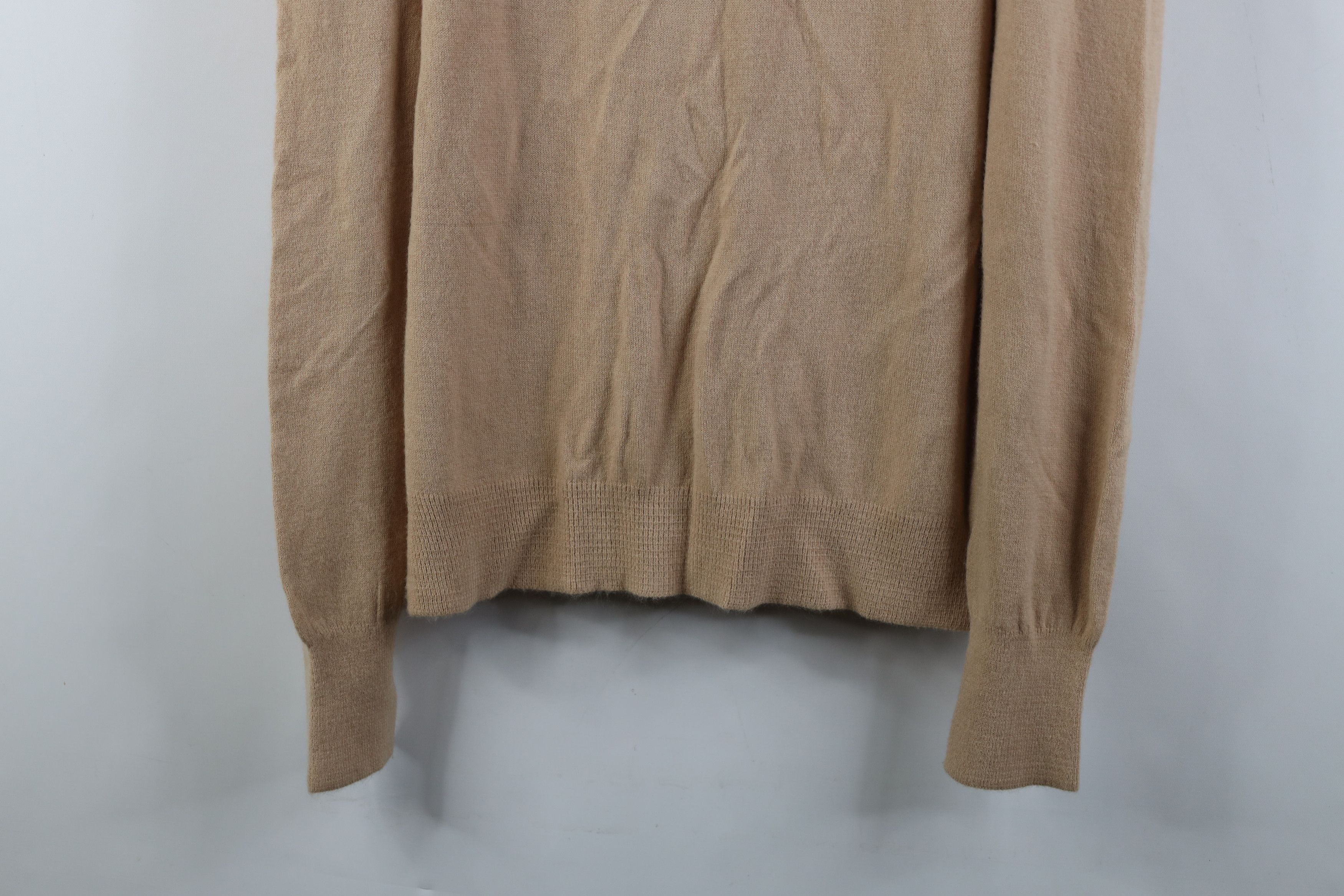 Vintage Vintage 70s Streetwear Soft Knit Cardigan Sweater Khaki USA Size US L / EU 52-54 / 3 - 13 Thumbnail