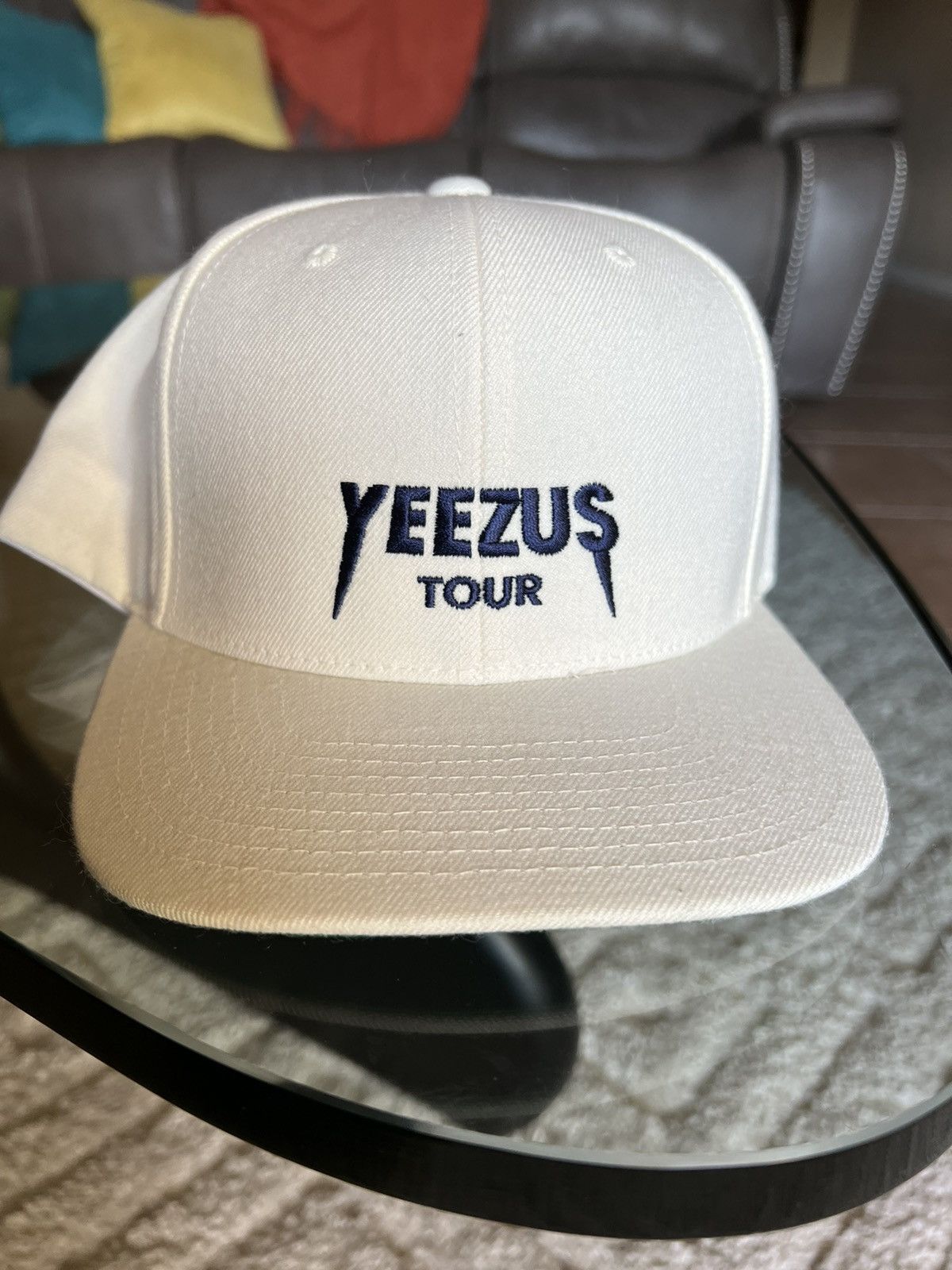 White store yeezus hat