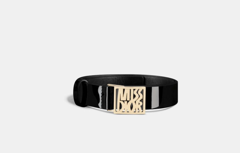 Dior o1w1db10525 Size : OS / B0594O Miss Dior Belt in Black Size ONE SIZE - 1 Thumbnail
