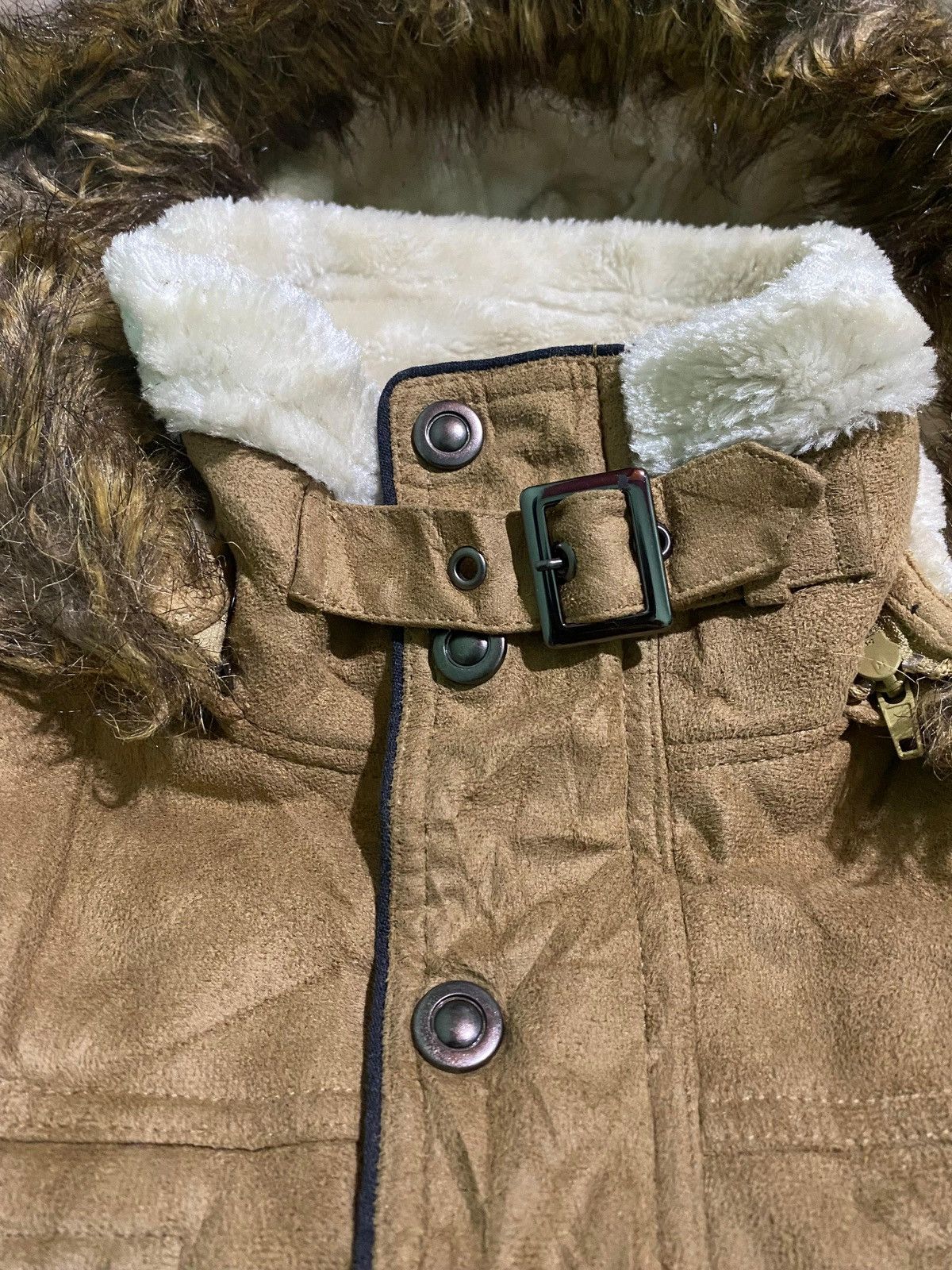 Le Grande Bleu (L.G.B.) Faux Fur Jacket Gothic Punk Japanese Roushatte Size US L / EU 52-54 / 3 - 5 Thumbnail