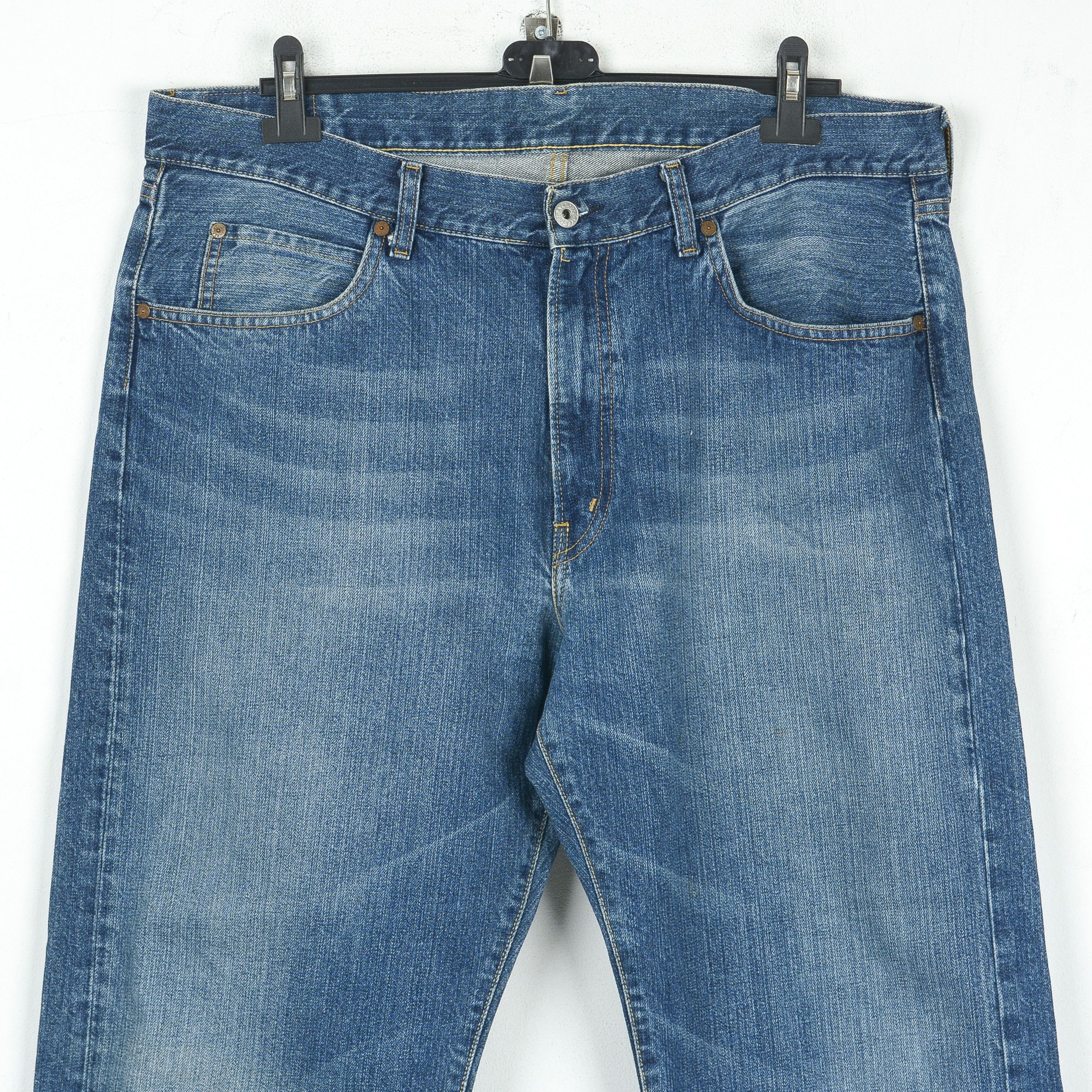 Replay Relaxed Baggy Pants Mens W36 L32 Jeans Denim Trousers blue Size US 36 / EU 52 - 2 Thumbnail