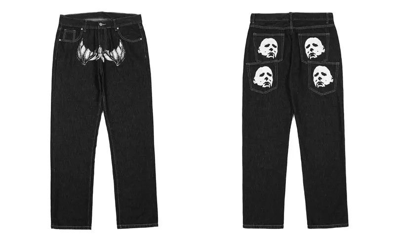 Other Gothic Baggy Punk Rock Jeans Pants Size US 31 - 5 Thumbnail