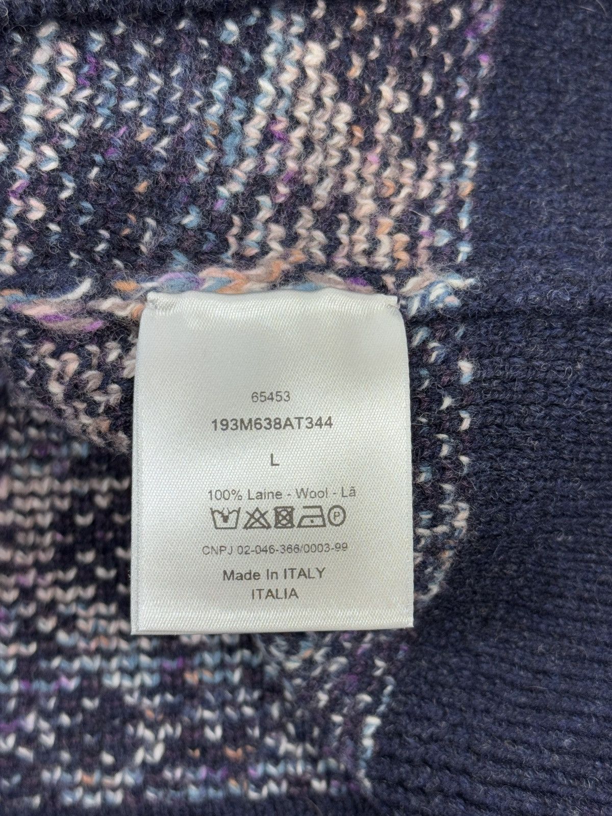Dior DIOR PRINT KNIT SWEATER Size US L / EU 52-54 / 3 - 4 Thumbnail