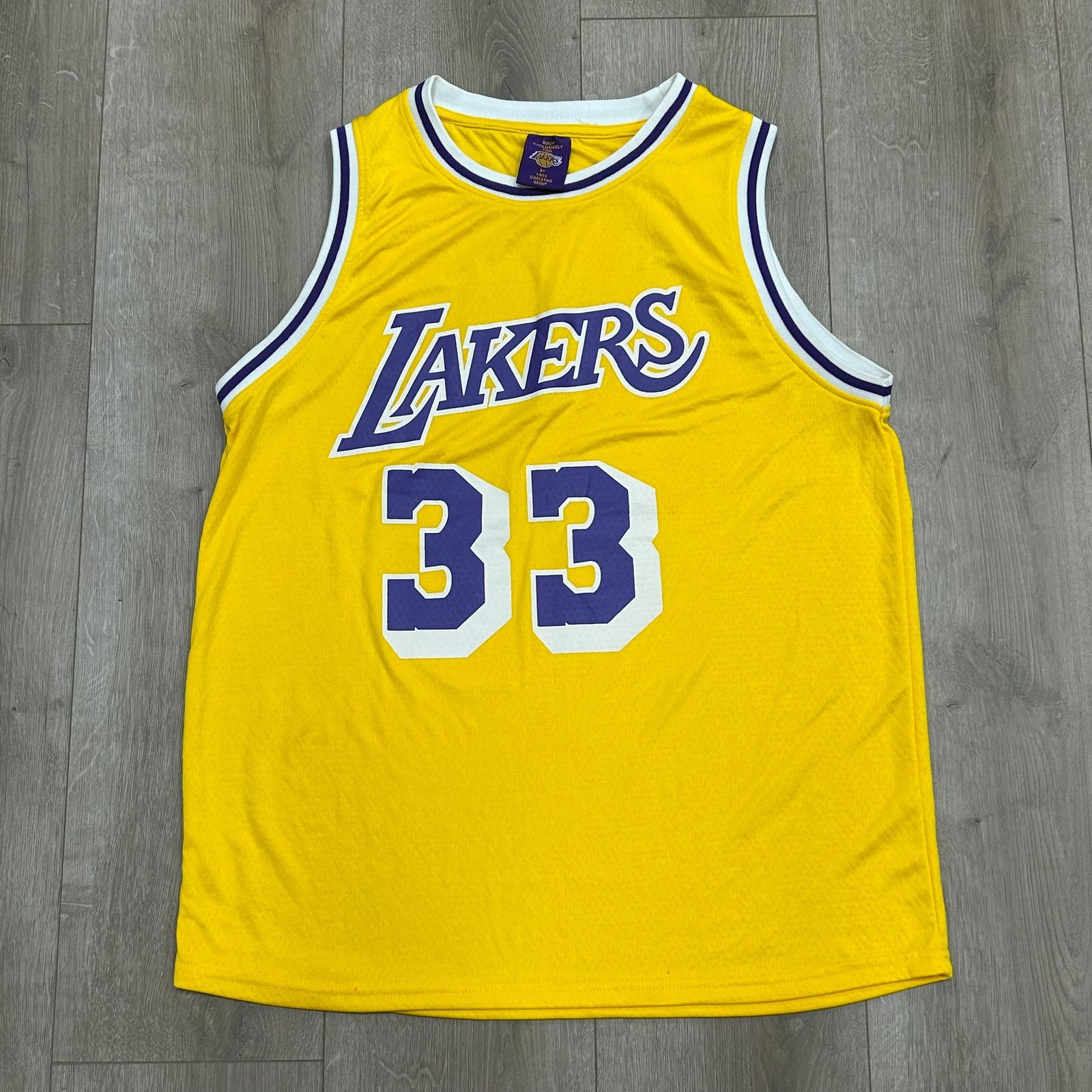 NBA Los Angeles Lakers Kareem Abdul-Jabbar Giveaway Jersey XL Size US XL / EU 56 / 4 - 1 Thumbnail