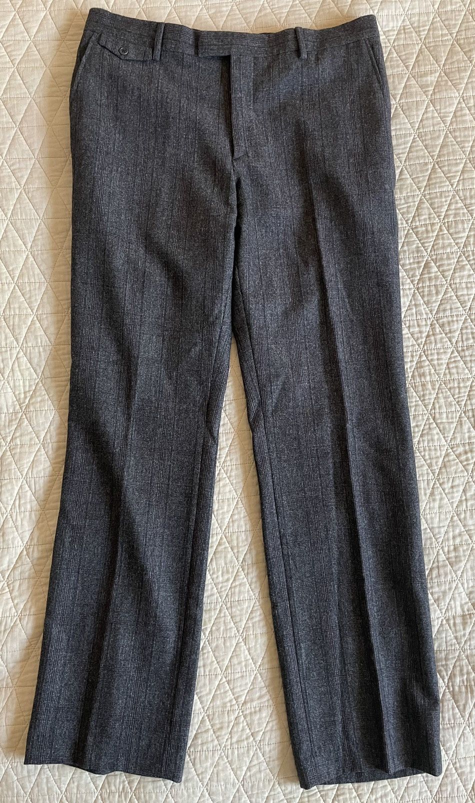 John Varvatos Contemporary Check Print Trouser Size US 34 / EU 50 - 3 Thumbnail