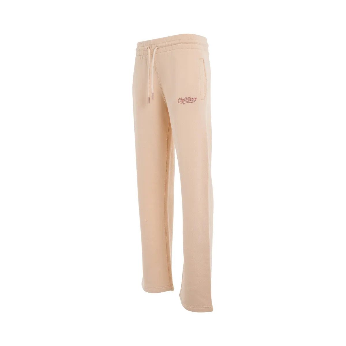 Off-White o1mle0425 Embr Baseball Logo Tapered Pant in Nude Size 26" / US 2 / IT 38 - 2 Thumbnail