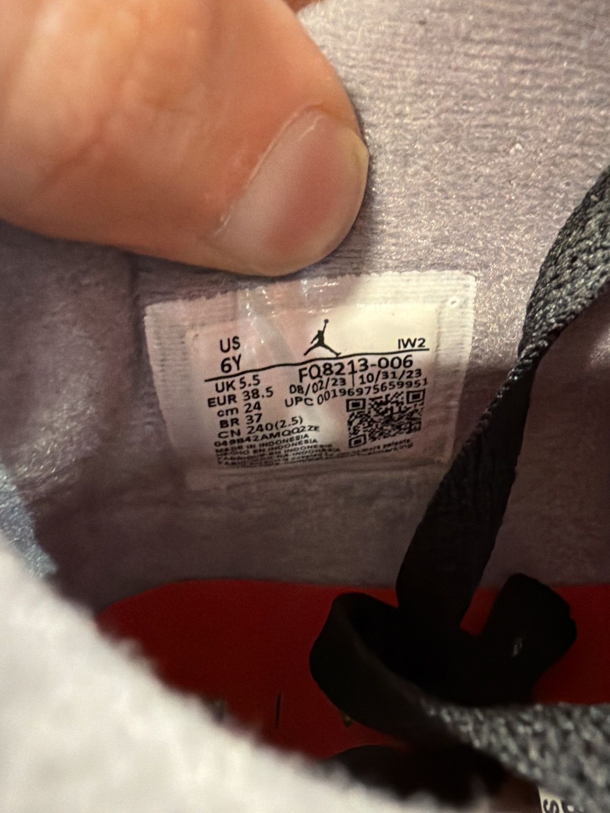 Jordan Brand Jordan 4 reimagined Bred Size-6Y Brand New Quick Shipping Size US 6 / EU 39 - 8 Thumbnail