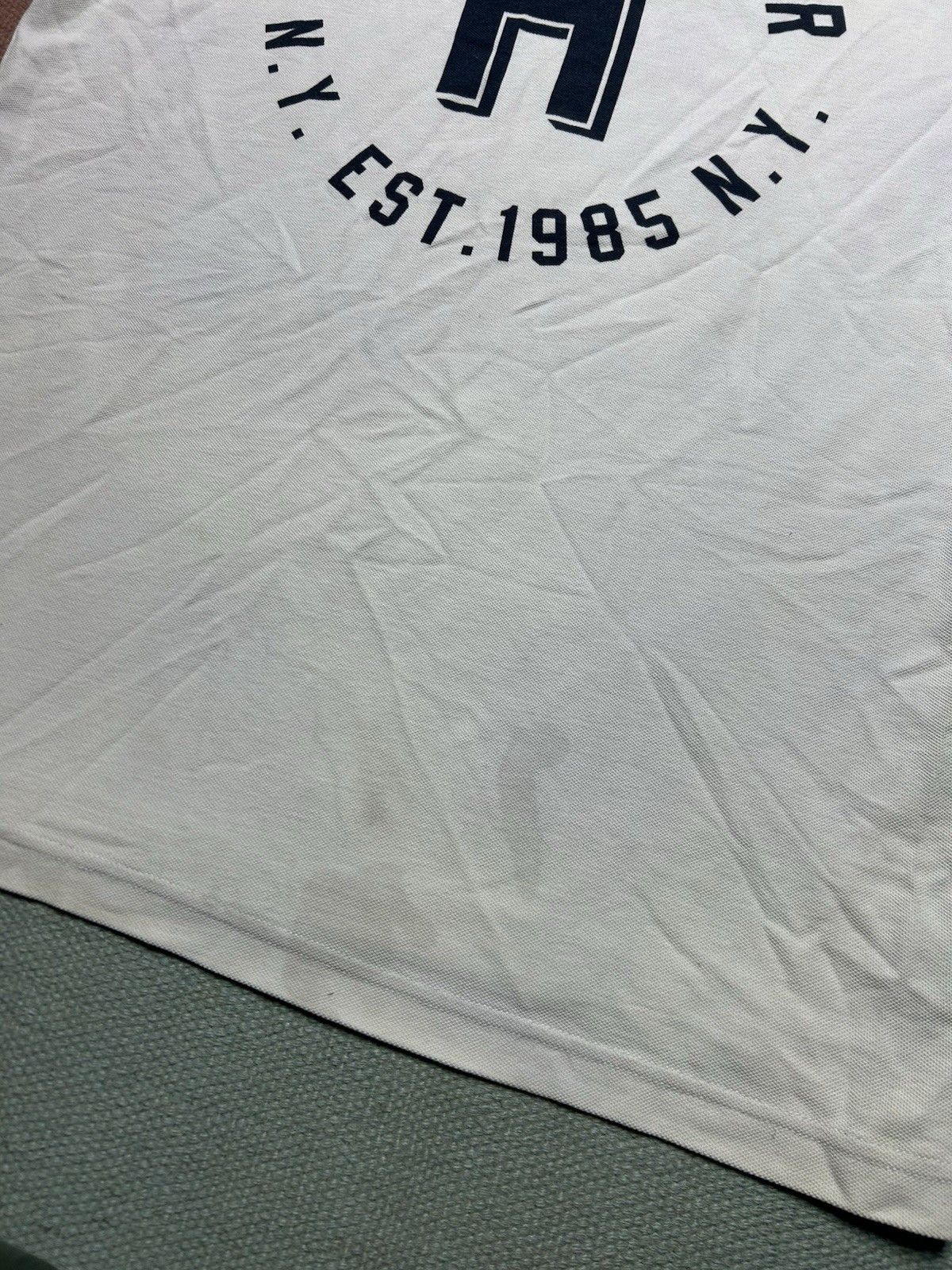 Vintage Tommy Hilfiger polo shirt flag spell out logo streetwear med Size US M / EU 48-50 / 2 - 9 Thumbnail