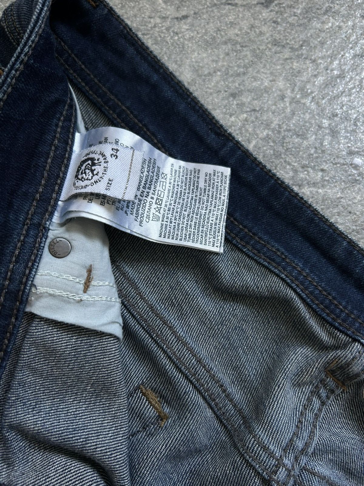 Diesel × Issey Miyake × Vintage Vintage pants denim jeans diesel slim skinny Size US 34 / EU 50 - 9 Thumbnail