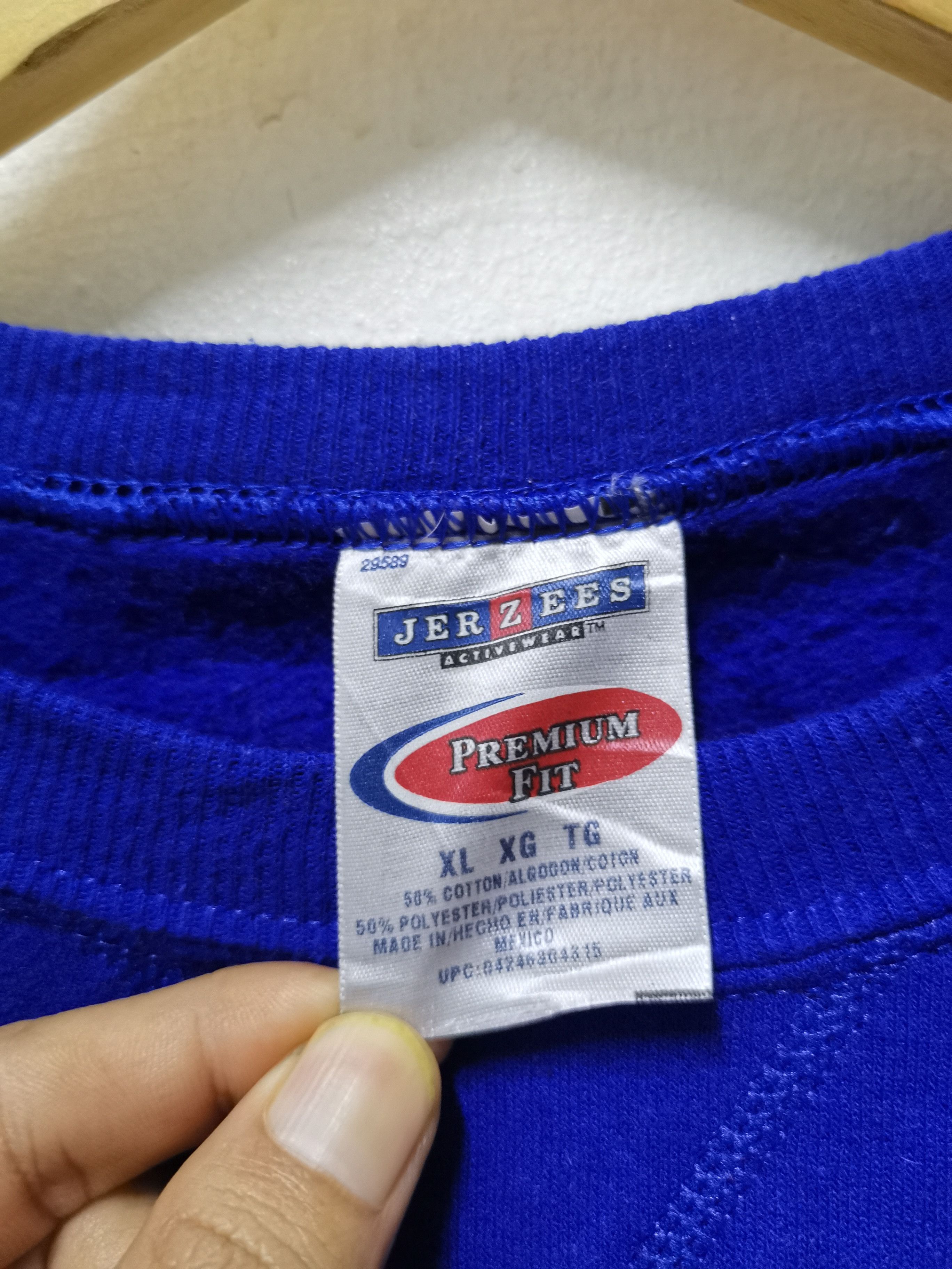 Japanese Brand × Jerzees Vintage jerzeez plain sweatshirt Size US XL / EU 56 / 4 - 7 Thumbnail