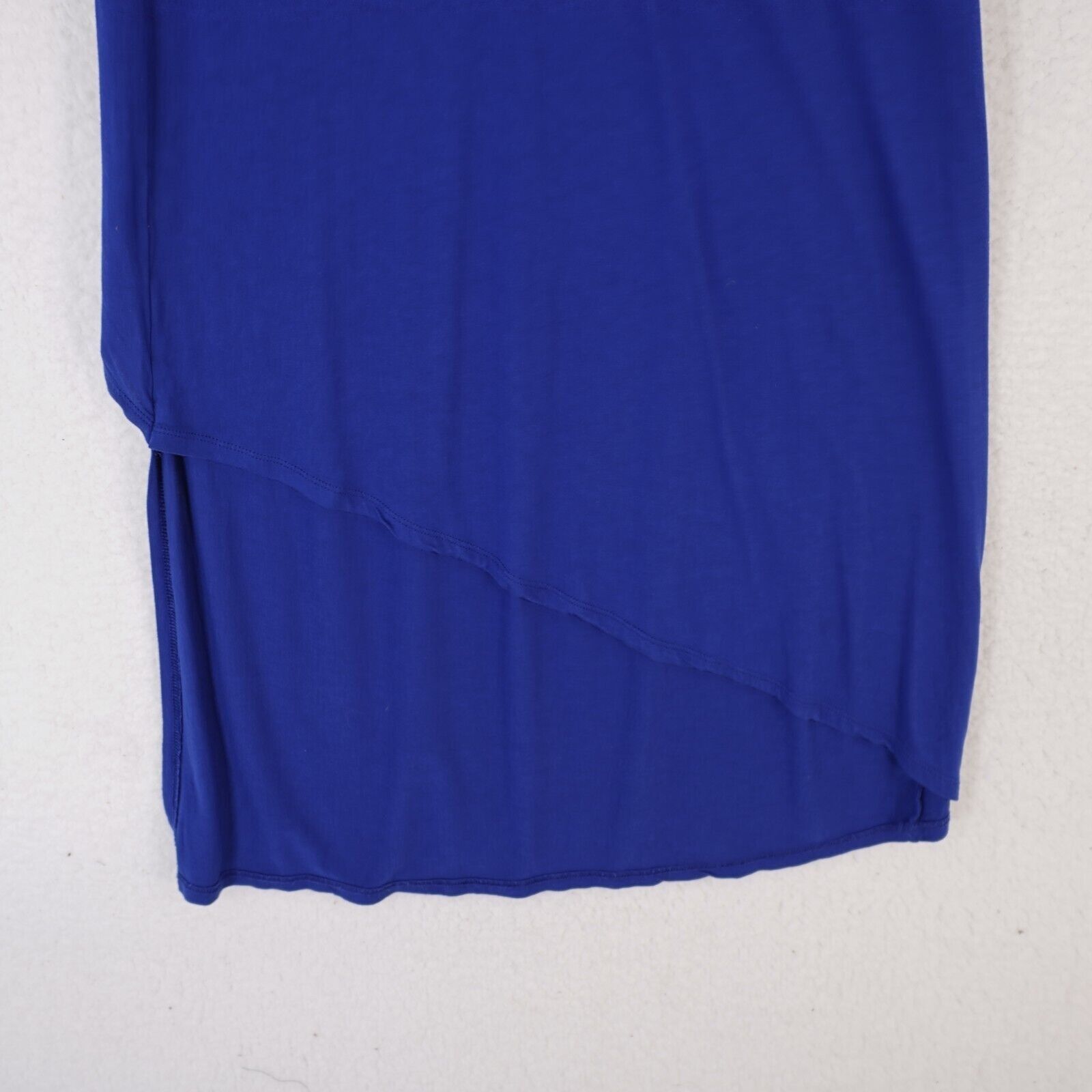 Bcbgmaxazria BCBGMAXAZRIA Royal Blue Layered Dress Medium Scoop Neck Maxi Size M / US 6-8 / IT 42-44 - 4 Thumbnail