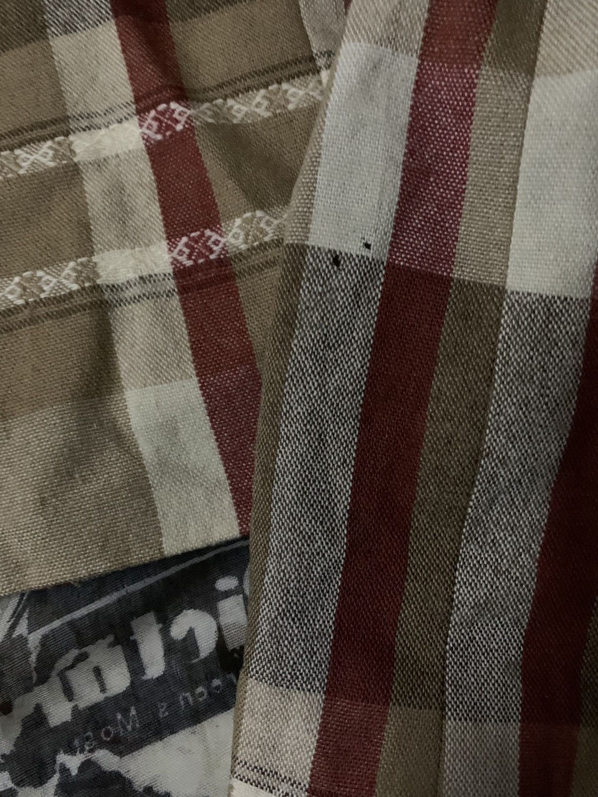 Yohji Yamamoto 💥Vintage Y’s Bis Yohji Yamamoto Tartan Checked Jacket Size S / US 4 / IT 40 - 4 Thumbnail