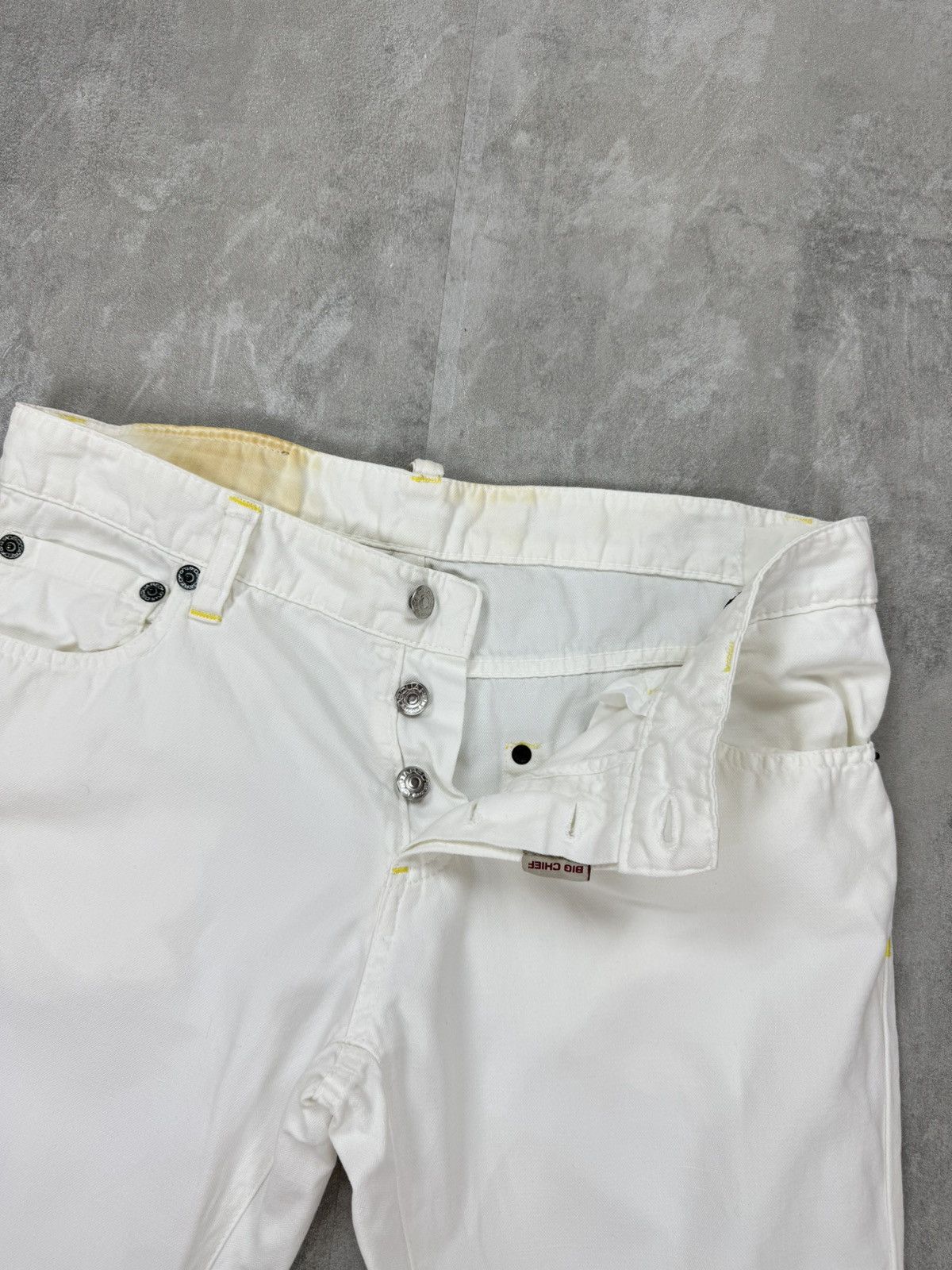 Dsquared2 Dsquared2 Big Cheif Flated White Jeans Cotton/Linen size 48 Size 30" / US 8 / IT 44 - 11 Thumbnail