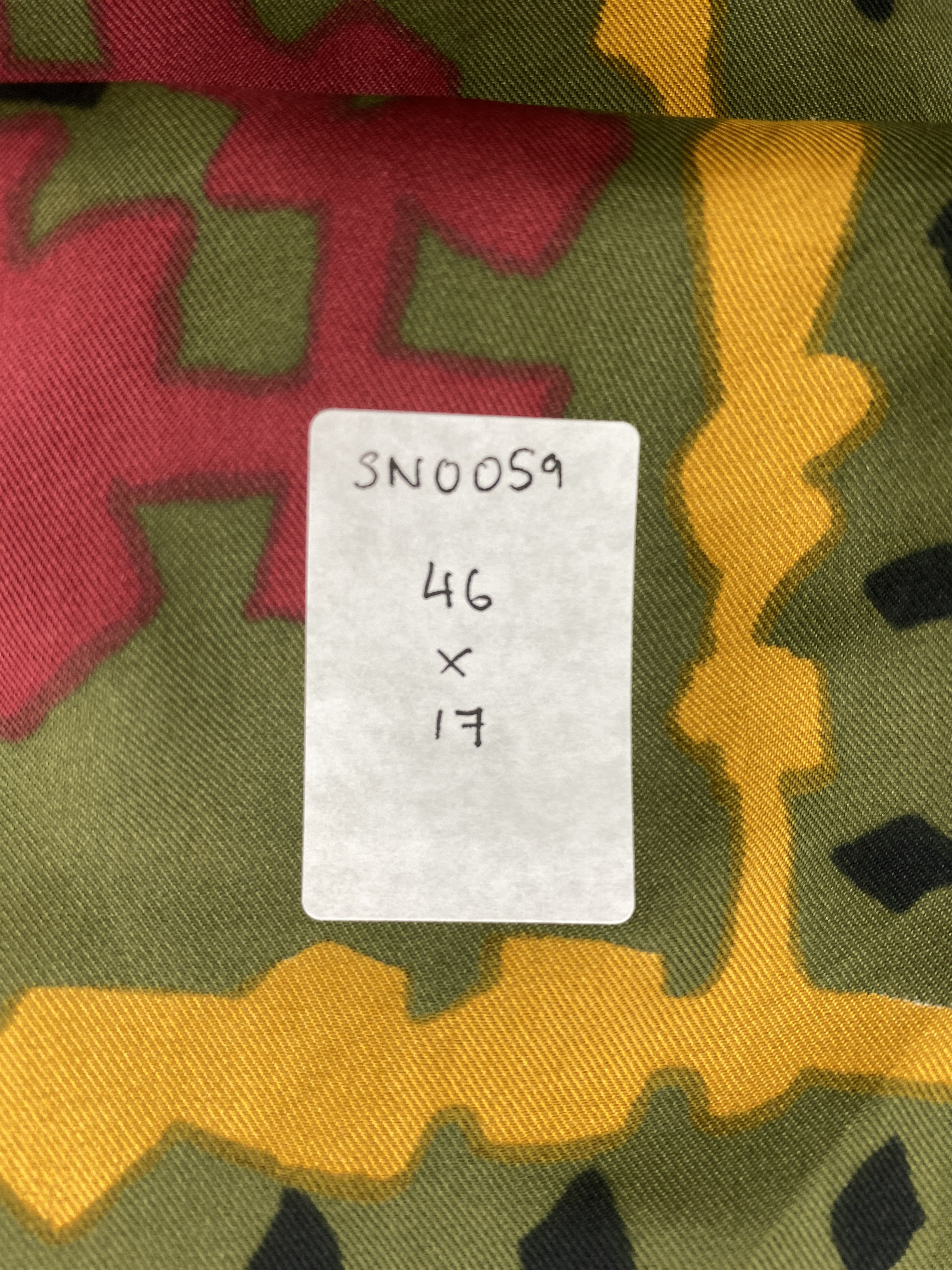 Vintage P.A.S Silk Scarf / Muffler / Silk Shawl SN0059 Size ONE SIZE - 6 Thumbnail