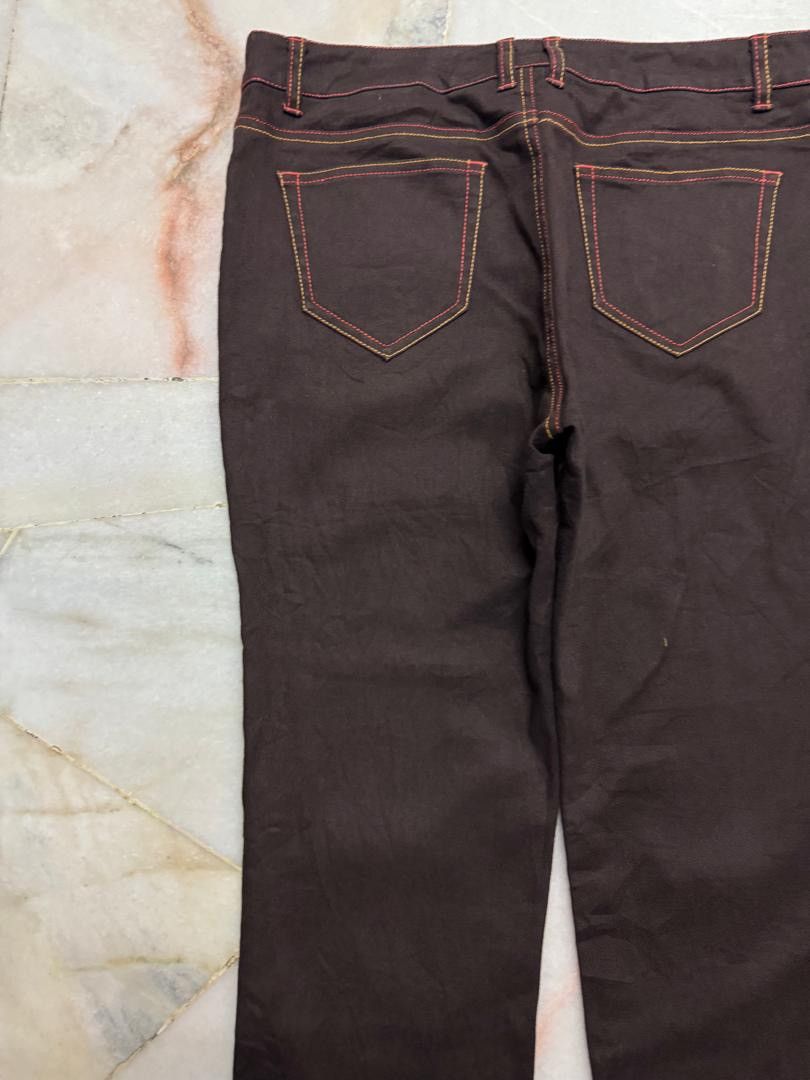 Japanese Brand 💥Flare💥90s Style Japanese Darkbrown Bootcut Basic Jean Size US 32 / EU 48 - 14 Thumbnail