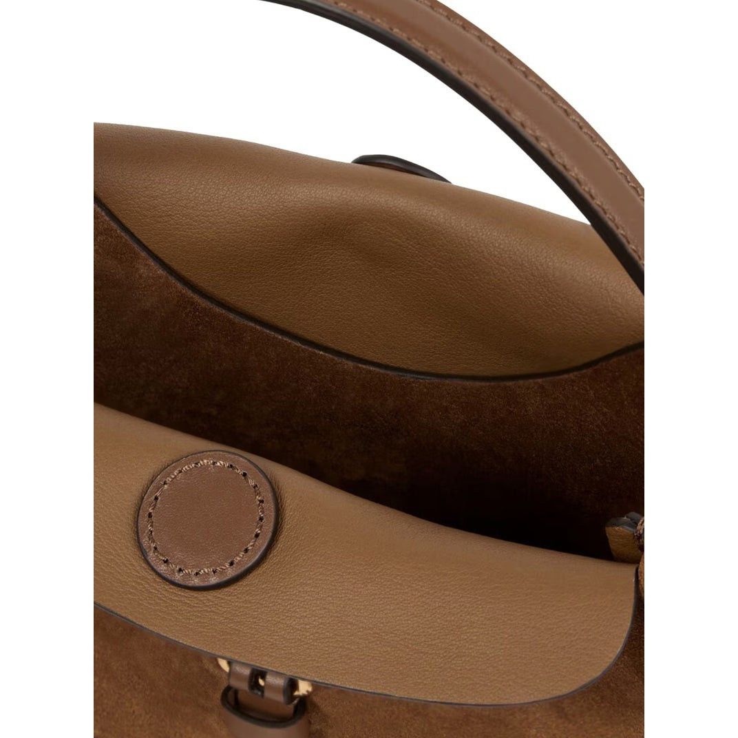 Etro ETRO Pony Small Fringe Camel Brown Suede Leather Shoulder Ba Size ONE SIZE - 3 Thumbnail
