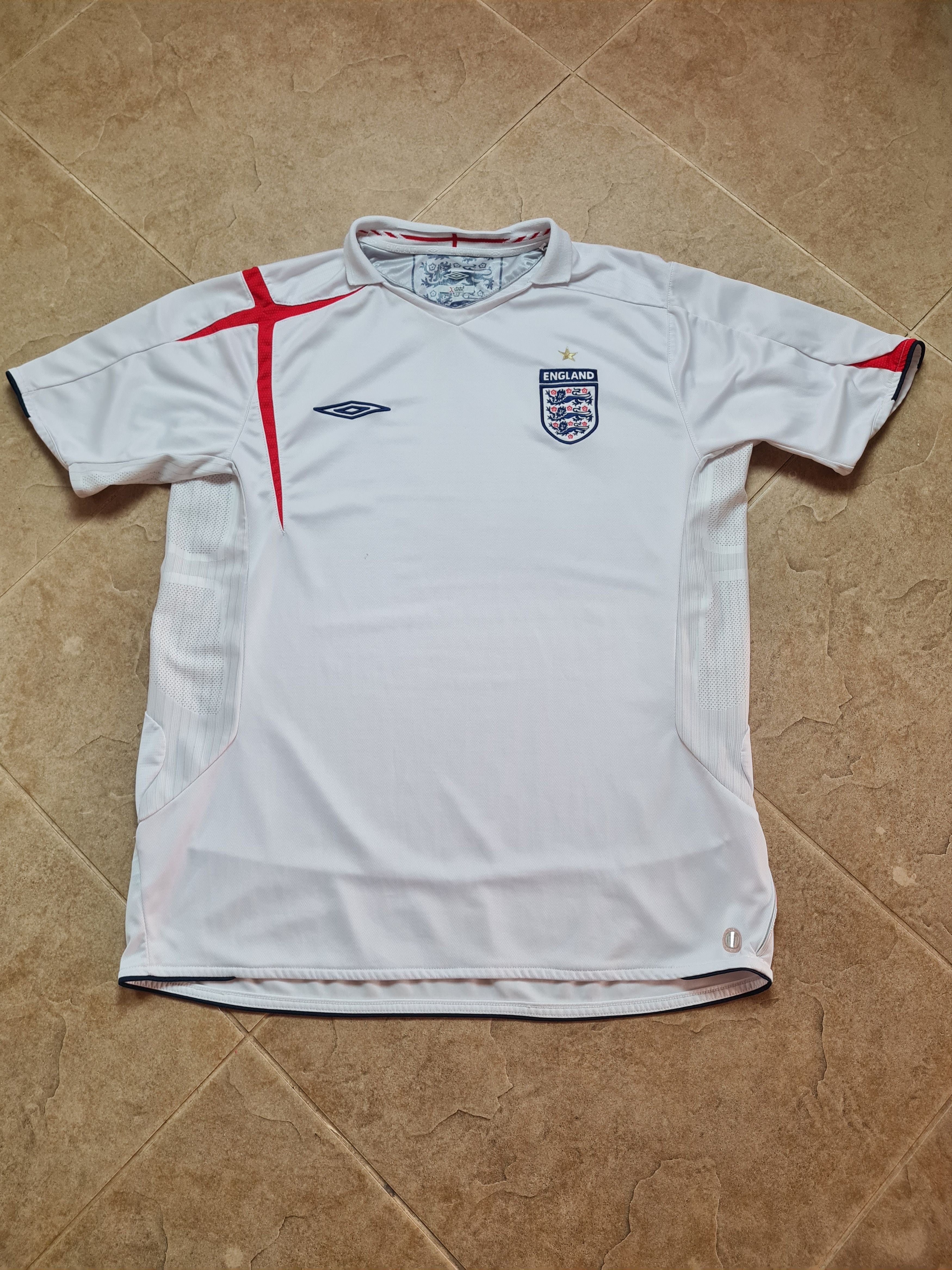 Umbro England Soccer 2006 2007 Home Football Shirt Jersey Umbro Size US XL / EU 56 / 4 - 5 Thumbnail