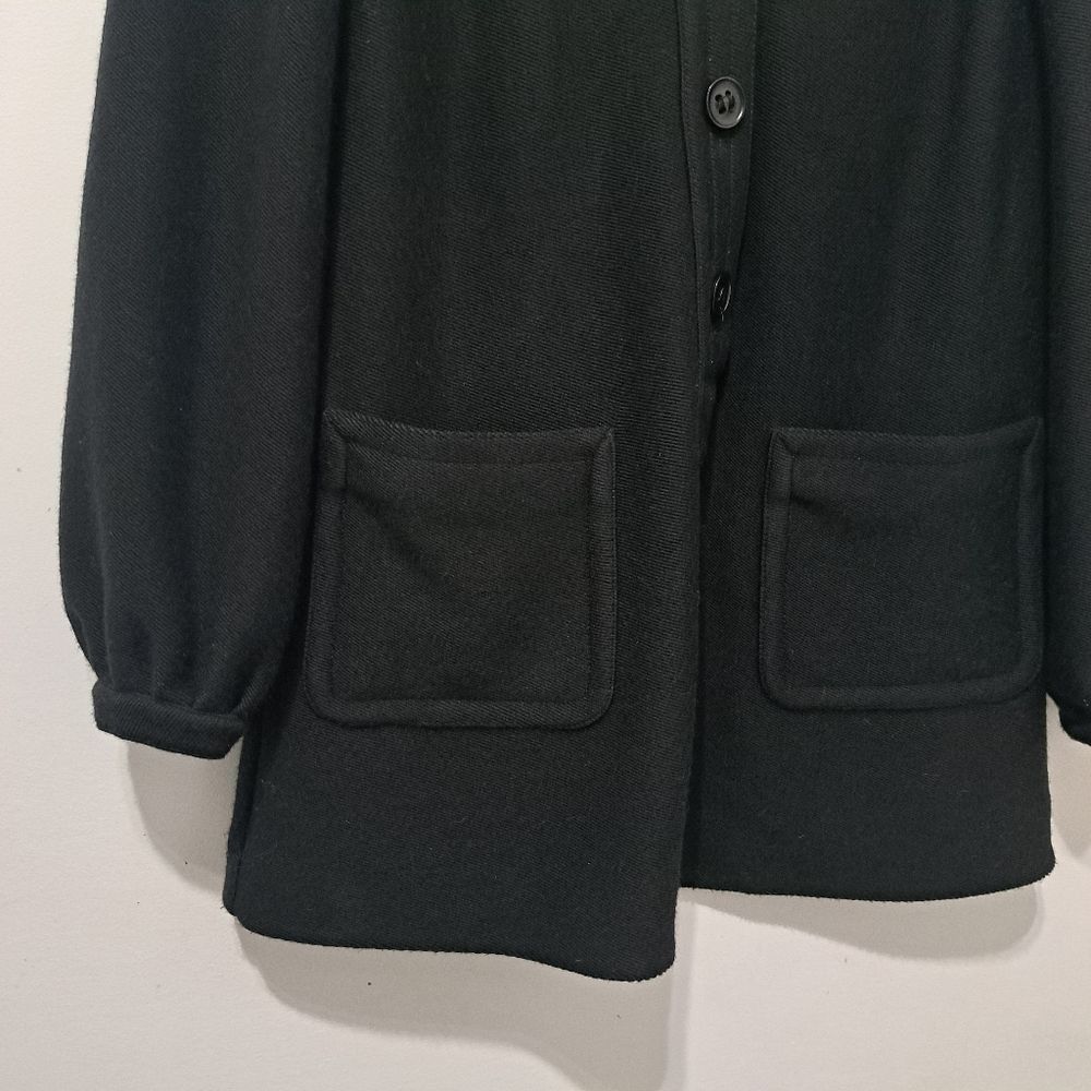 Theory Theory Wool Blend Button-Up Coat Preppy Goth School Girl Siz Size XS / US 0-2 / IT 36-38 - 10 Thumbnail