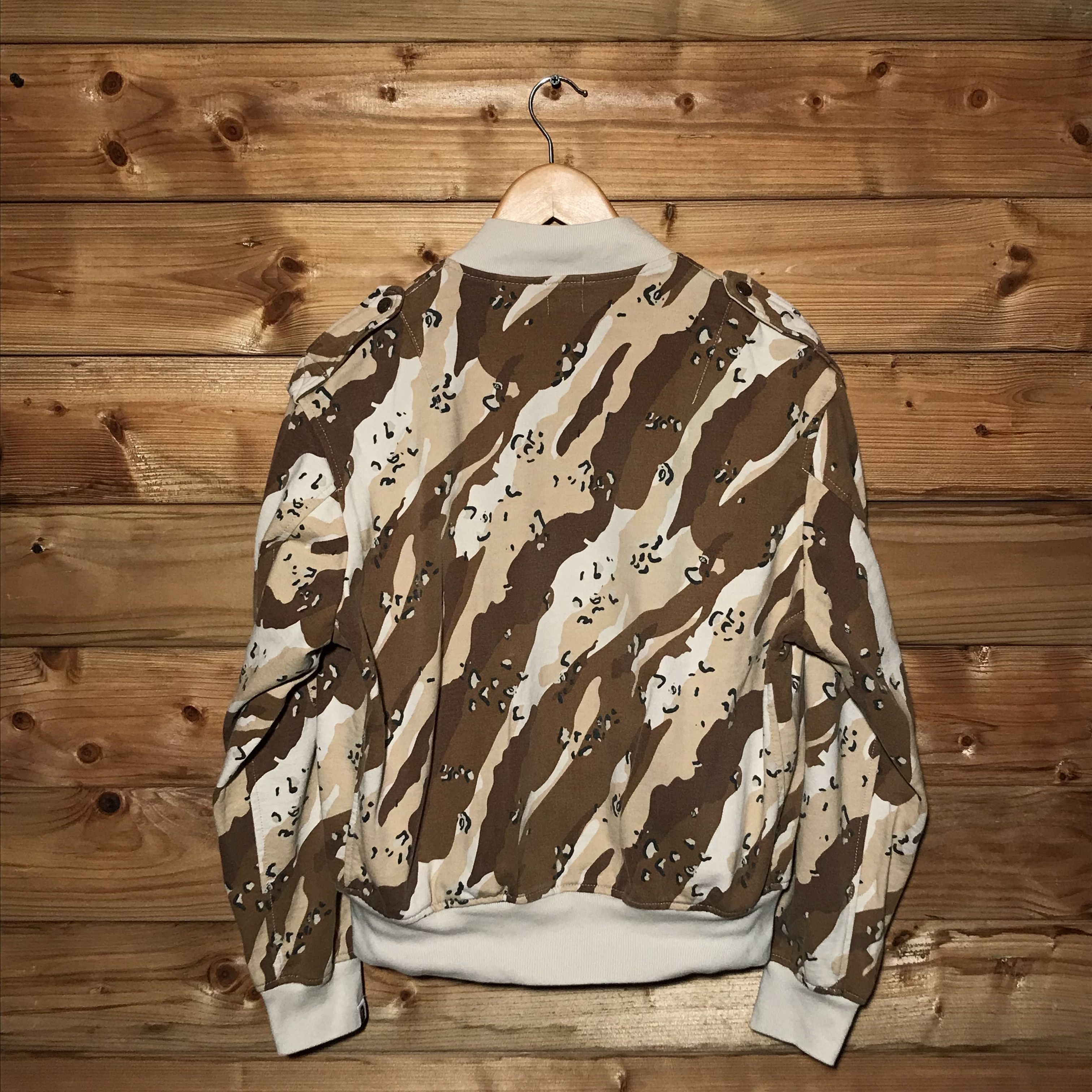 Bape × Nigo OG 00s Bape A Bathing Ape Desert Chocolate Chip Camo Bomber Size US XS / EU 42 / 0 - 2 Thumbnail