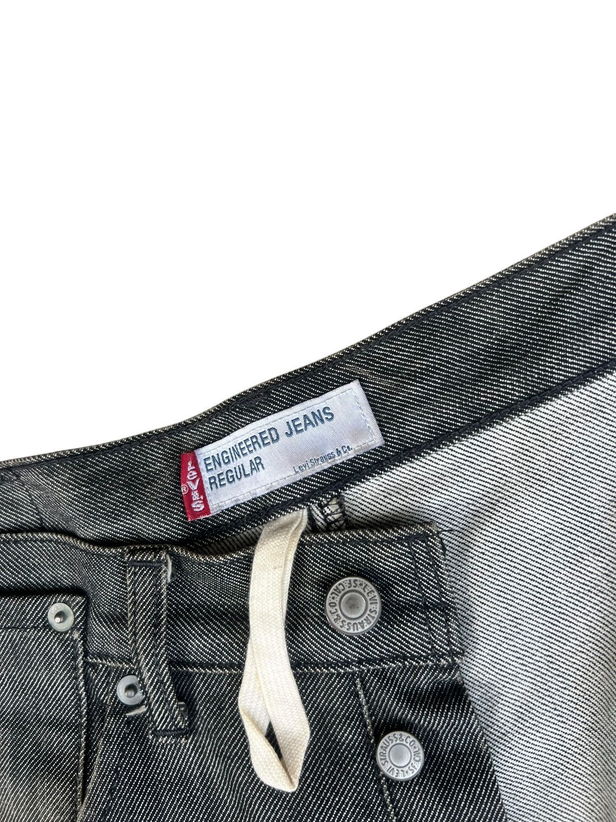 Levi's Dirty Mud Stains Denim Vintage 2000 Levi’s Engineered Jeans Size US 31 - 7 Thumbnail