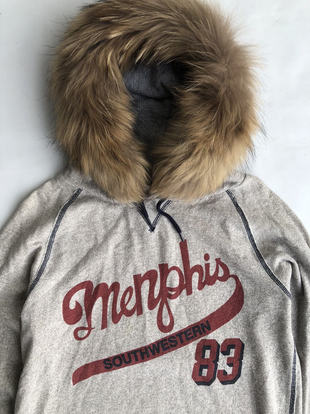 Hysteric Glamour × If Six Was Nine × Le Grande Bleu (L.G.B.) Menphis Southwestern Poem Fur Hoodie ifsixwasnine style Size US M / EU 48-50 / 2 - 4 Thumbnail