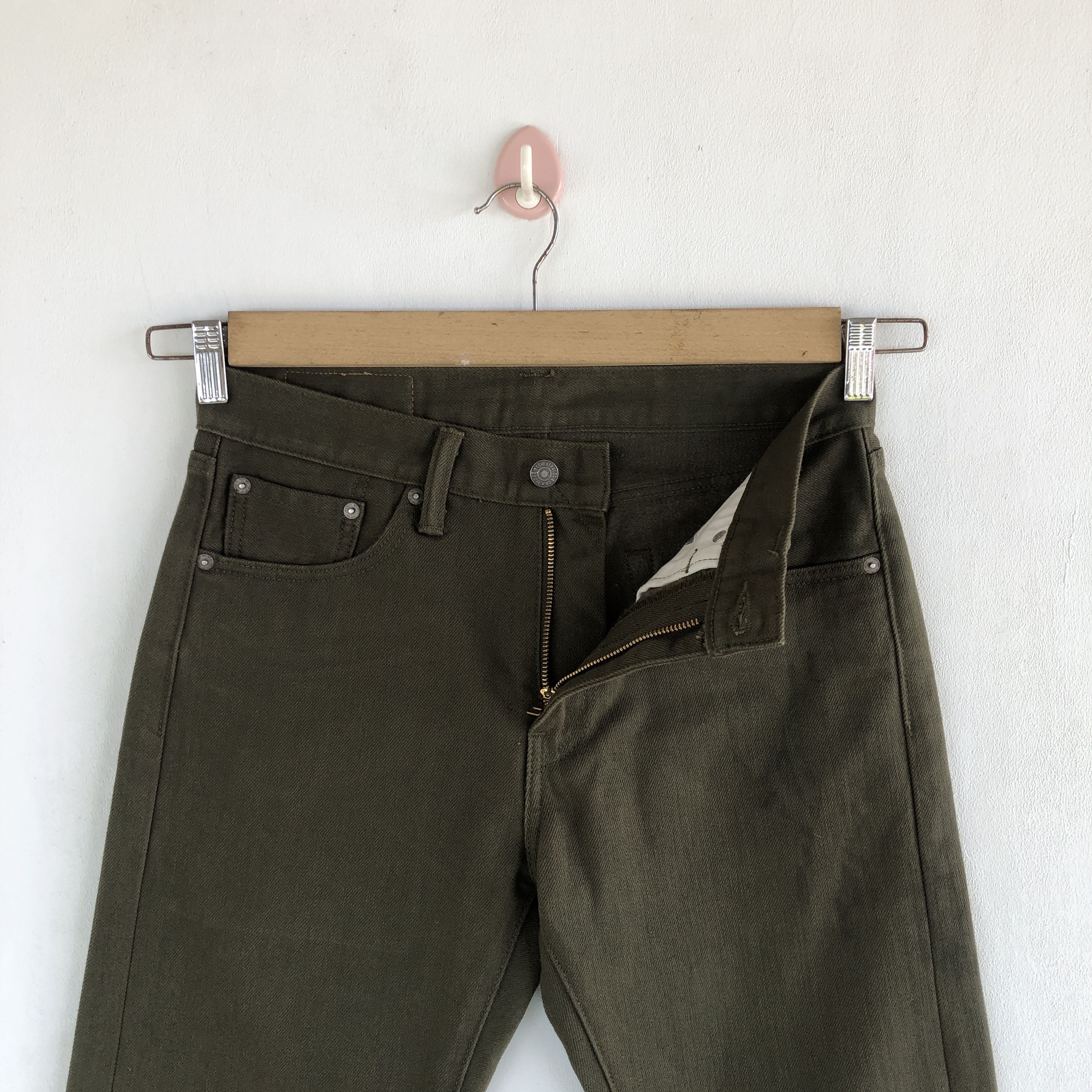 Levi's Vintage Levis 505 Jeans Green Levis 505 Denim Pants Size 28" / US 6 / IT 42 - 5 Thumbnail