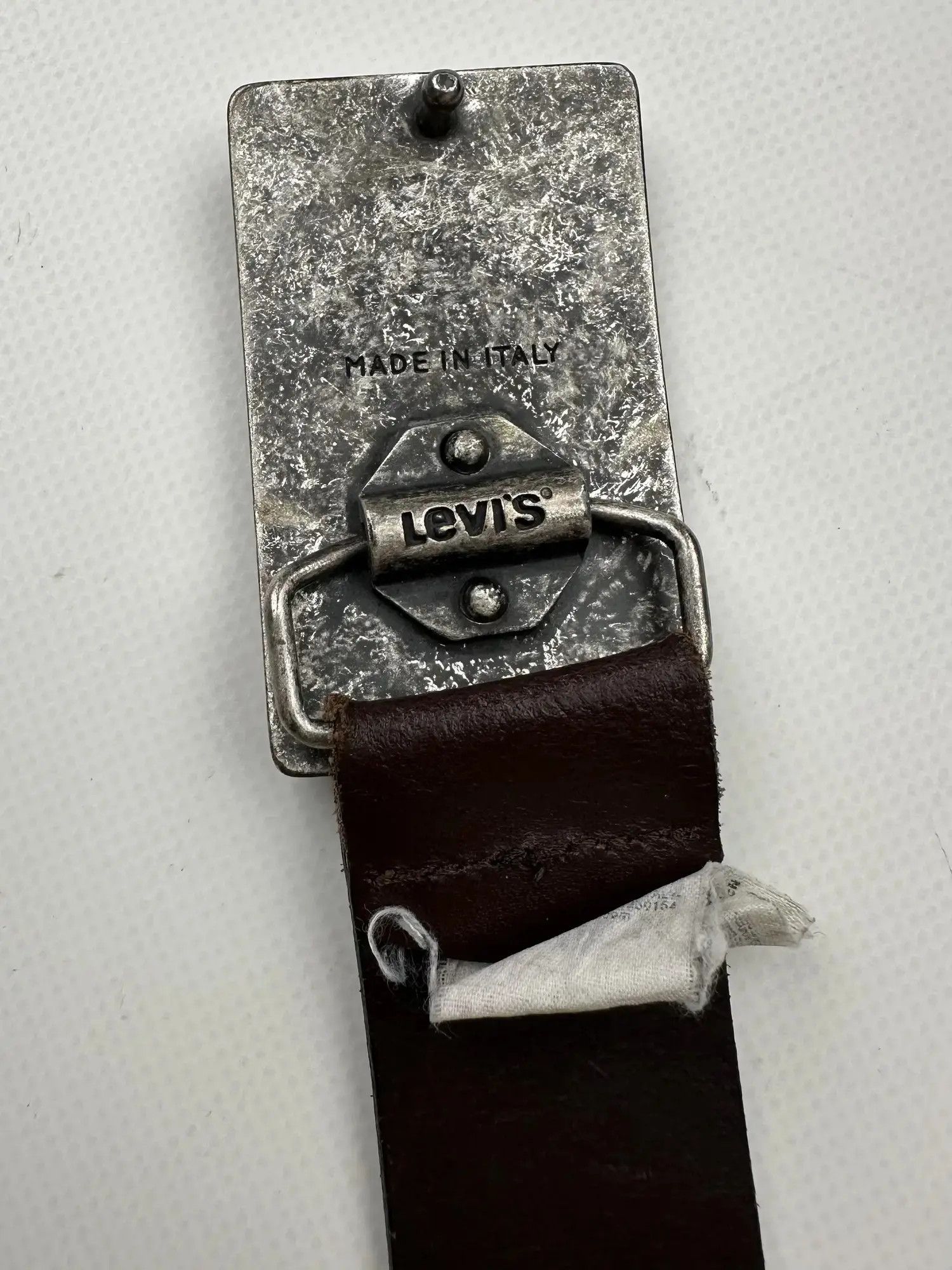 Levi's Levi’s Vintage Leather Belt (36) Size 34 - 5 Thumbnail