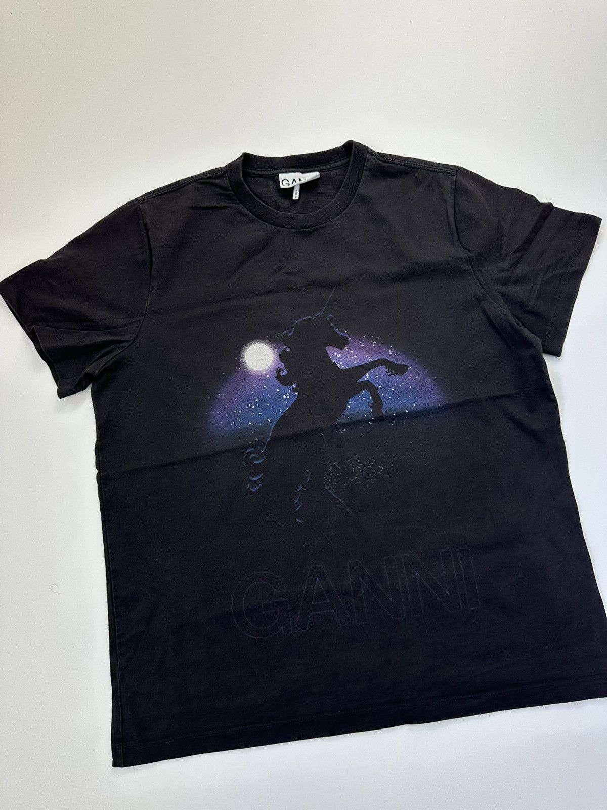Ganni Ganni Unicorn T-shirt Print Made In Portugal Size S / US 4 / IT 40 - 6 Thumbnail