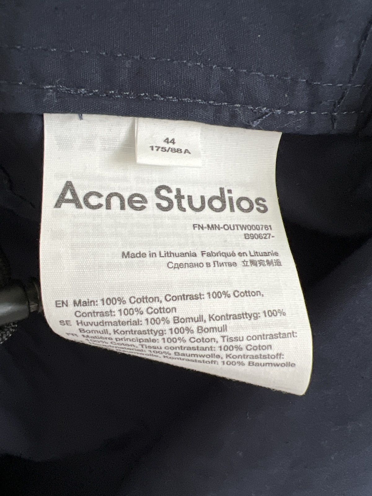 Acne Studios Acne Studios Oversized Jacket Size US S / EU 44-46 / 1 - 8 Thumbnail