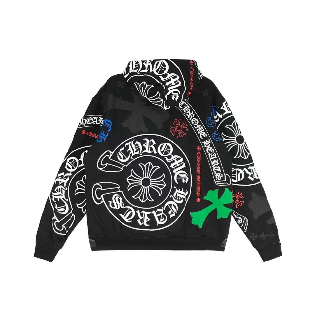 Chrome Hearts Chrome Hearts Multi Cross & Horseshoe Pullover Hoodie Size US L / EU 52-54 / 3 - 2 Thumbnail