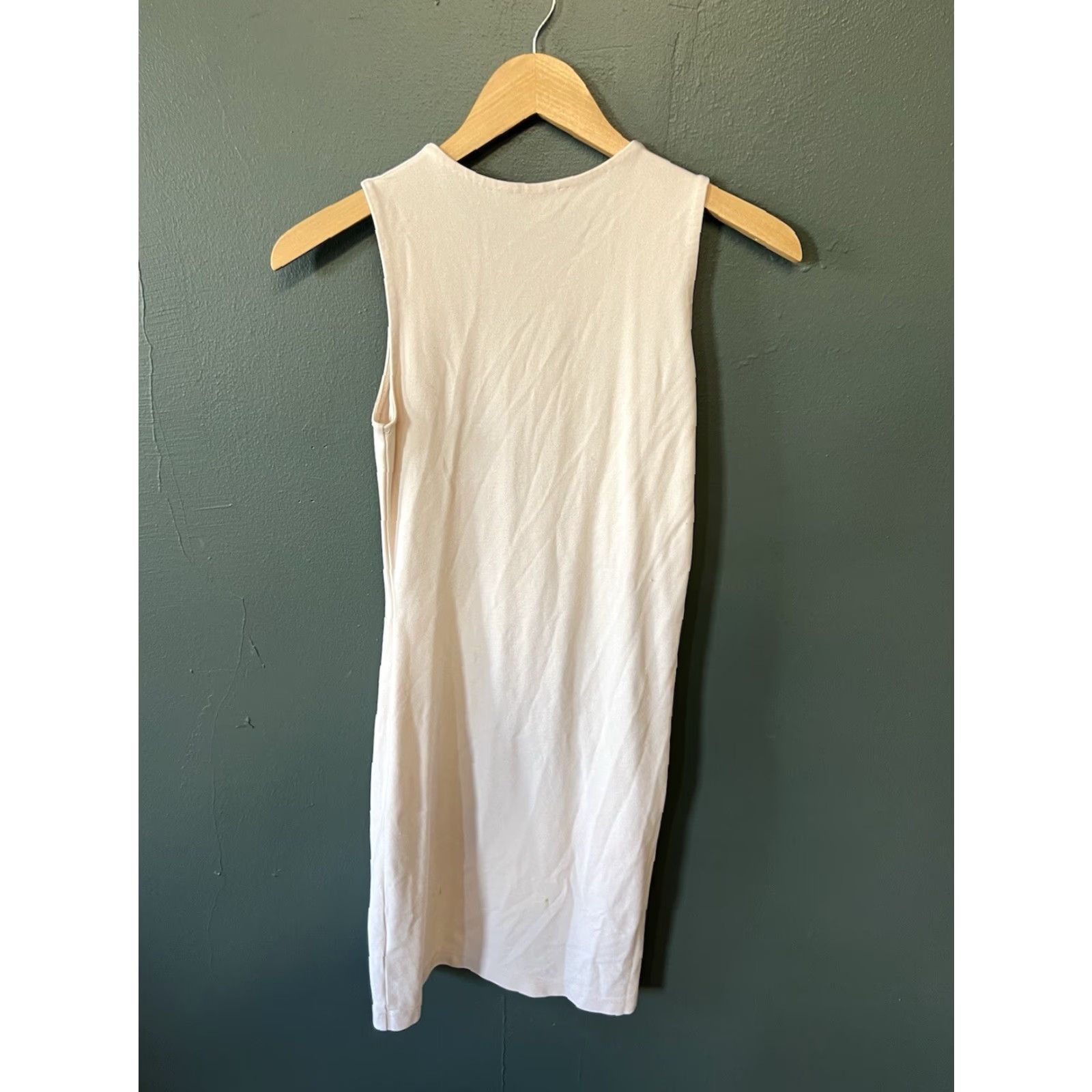 Club Monaco VINTAGE Club Monaco Womens Light Pink Sleeveless Shirt Dress XS Shirt Dress Womens XS Pink Solid 34 Short 15 Pit to Pit Size XS / US 0-2 / IT 36-38 - 2 Thumbnail
