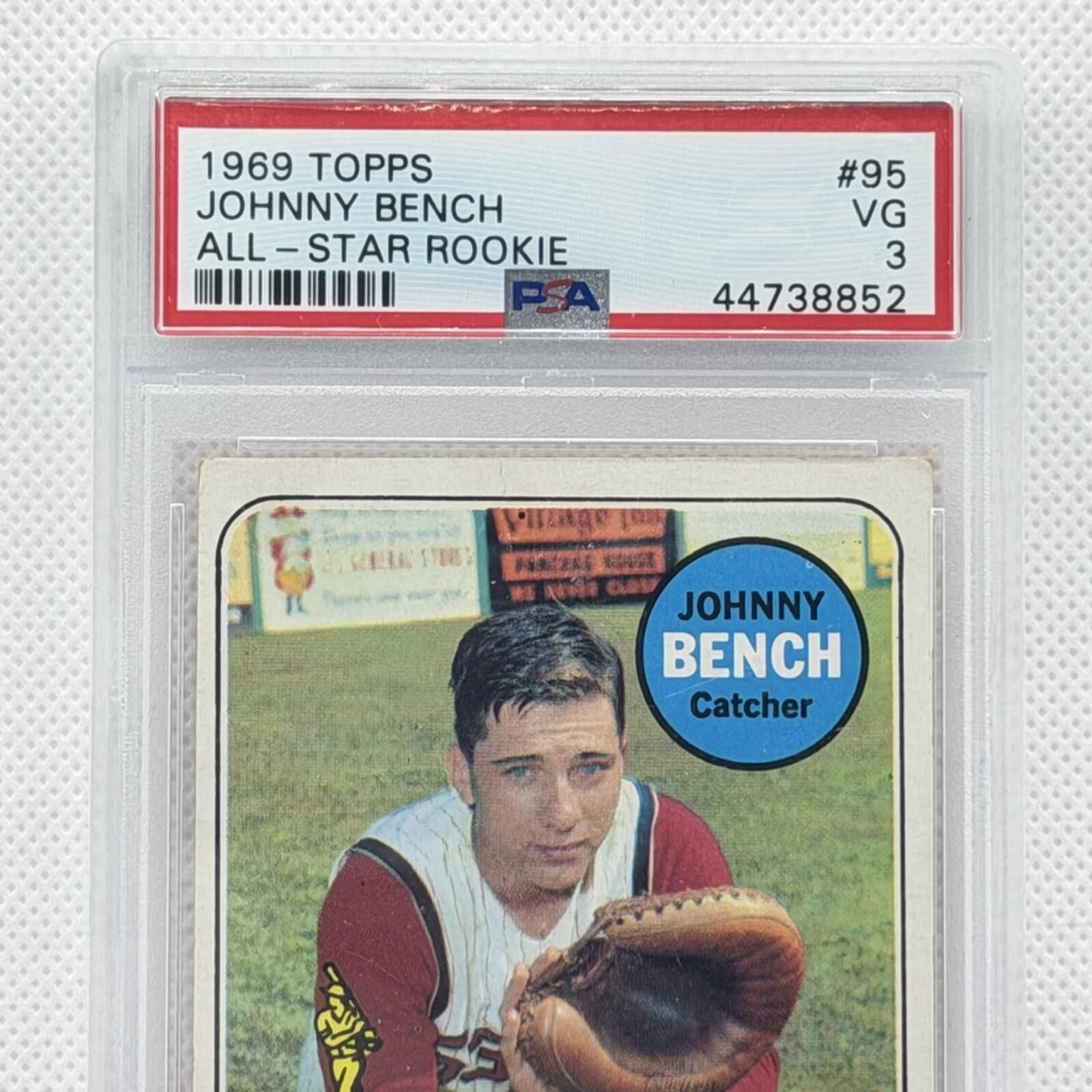 Topshop 1969 Topps Johnny Bench All-Star Rookie Baseball Card #95 Size ONE SIZE - 4 Thumbnail