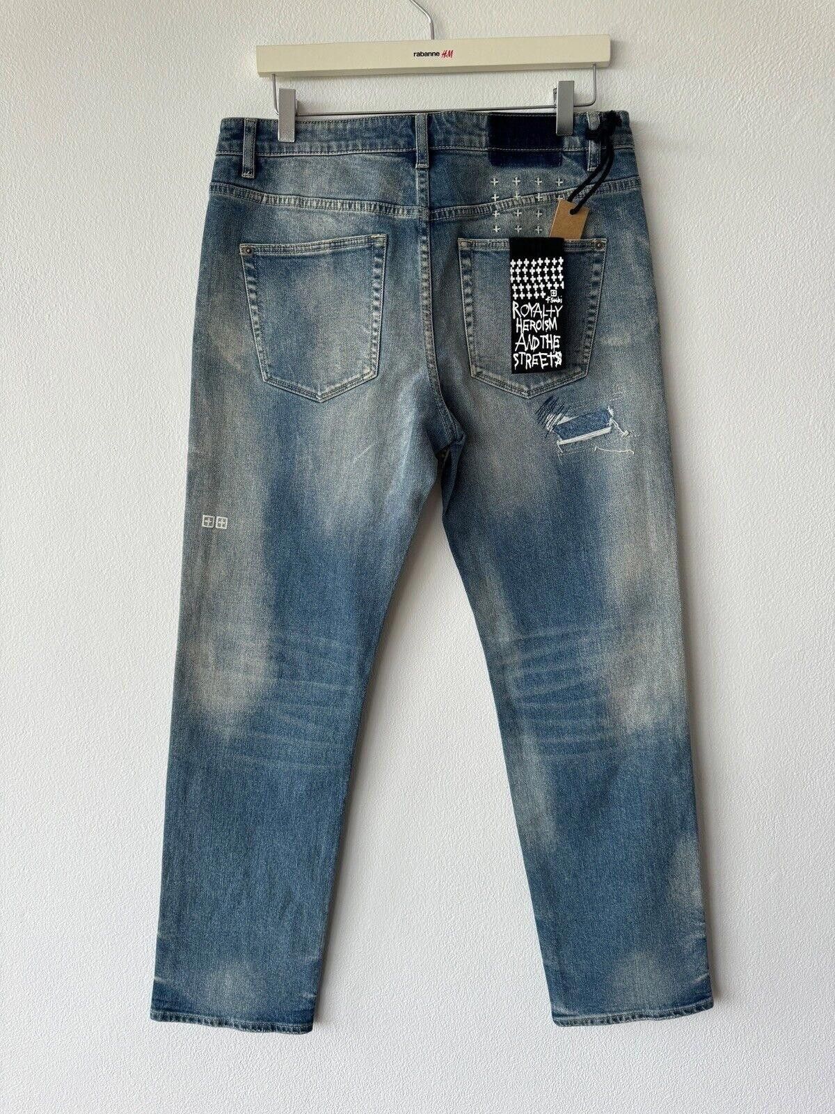 Ksubi new Ksubi mens denim jean hazlow 32 medium tektonik blue rip Size US 32 / EU 48 - 5 Thumbnail