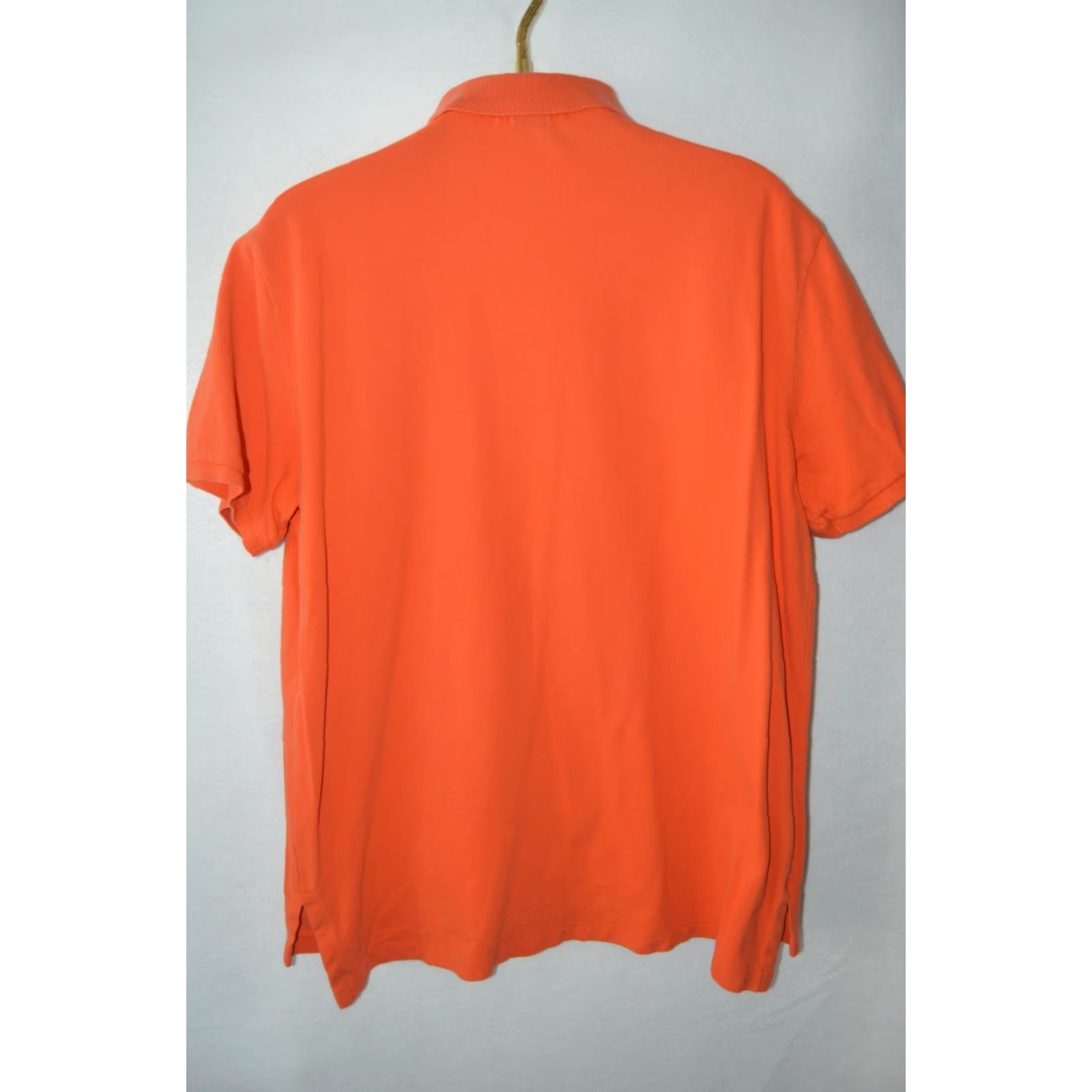 Polo Ralph Lauren VTG Polo Ralph Lauren Shirt MENS XXL Orange Polo SS Custom Fit Short Sleeve Cotton Knit Embroidered Pony Logo Classic Valued Brand Clothing Size US XXL / EU 58 / 5 - 2 Thumbnail