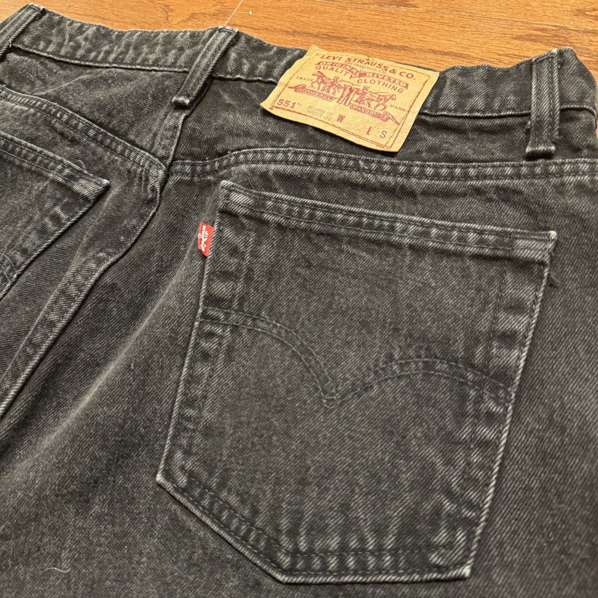 Levi's Levi’s 551 /Black Denim Pants / Made In USA Size US 35 - 3 Thumbnail