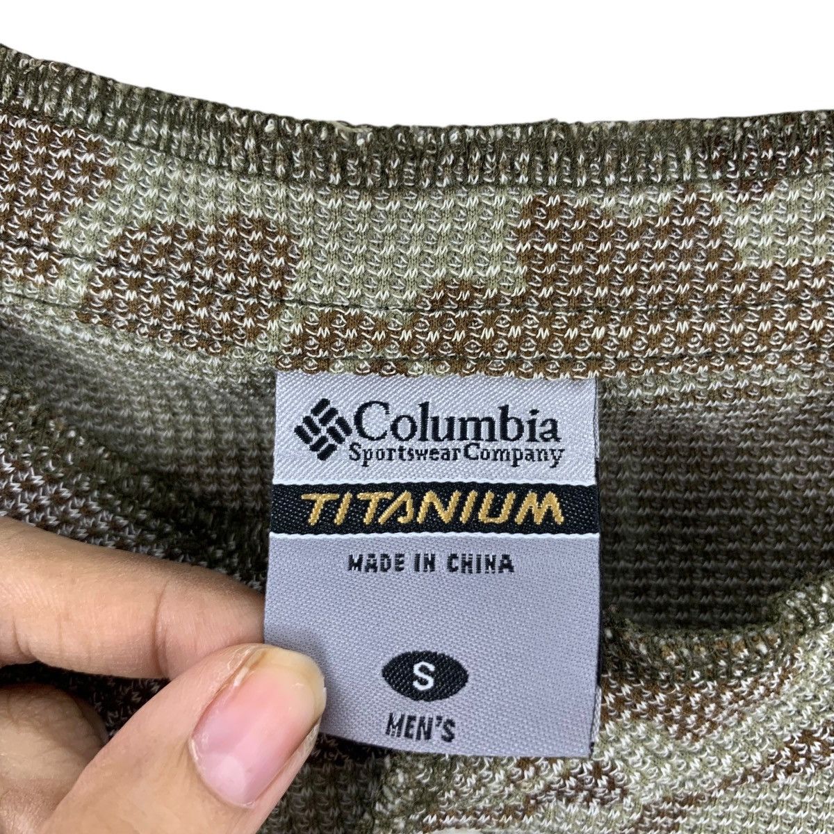Columbia COLUMBIA USA TITANIUM Woodland Camouflage Henley Tee Shirt Size US S / EU 44-46 / 1 - 8 Thumbnail
