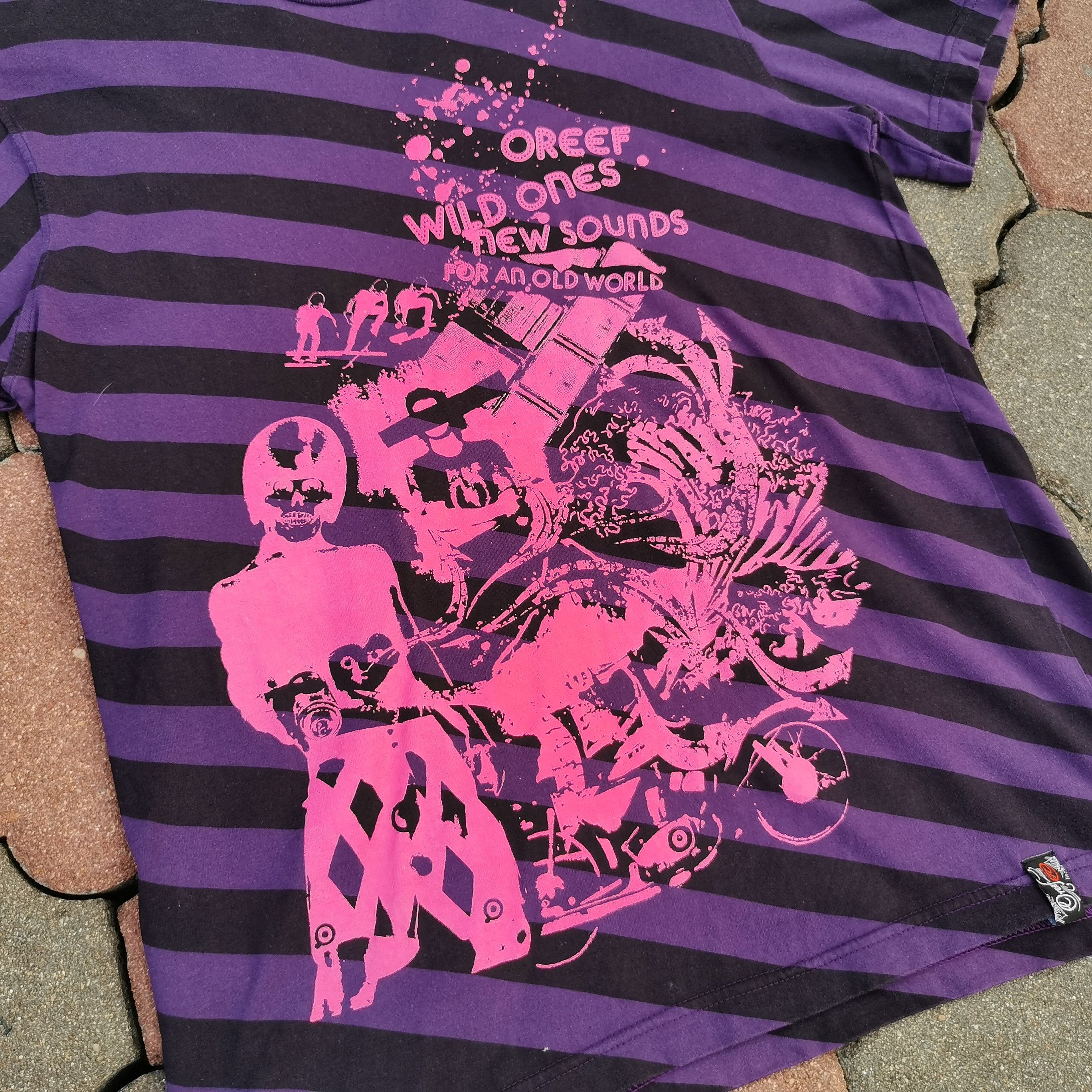 REEF O'reef Wild Ones Striped T-shirt Size US M / EU 48-50 / 2 - 2 Thumbnail