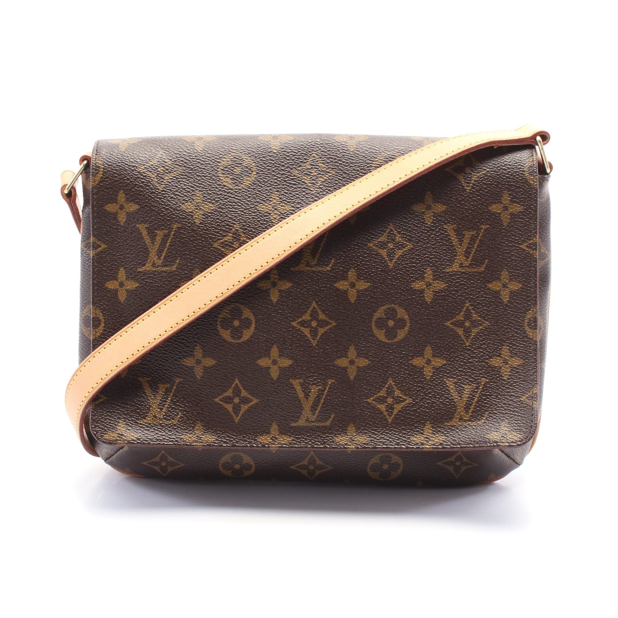 Louis Vuitton Louis Vuitton Musette Tango Short Strap Monogram Shoulder Bag Leather Brown Size ONE SIZE - 1 Thumbnail