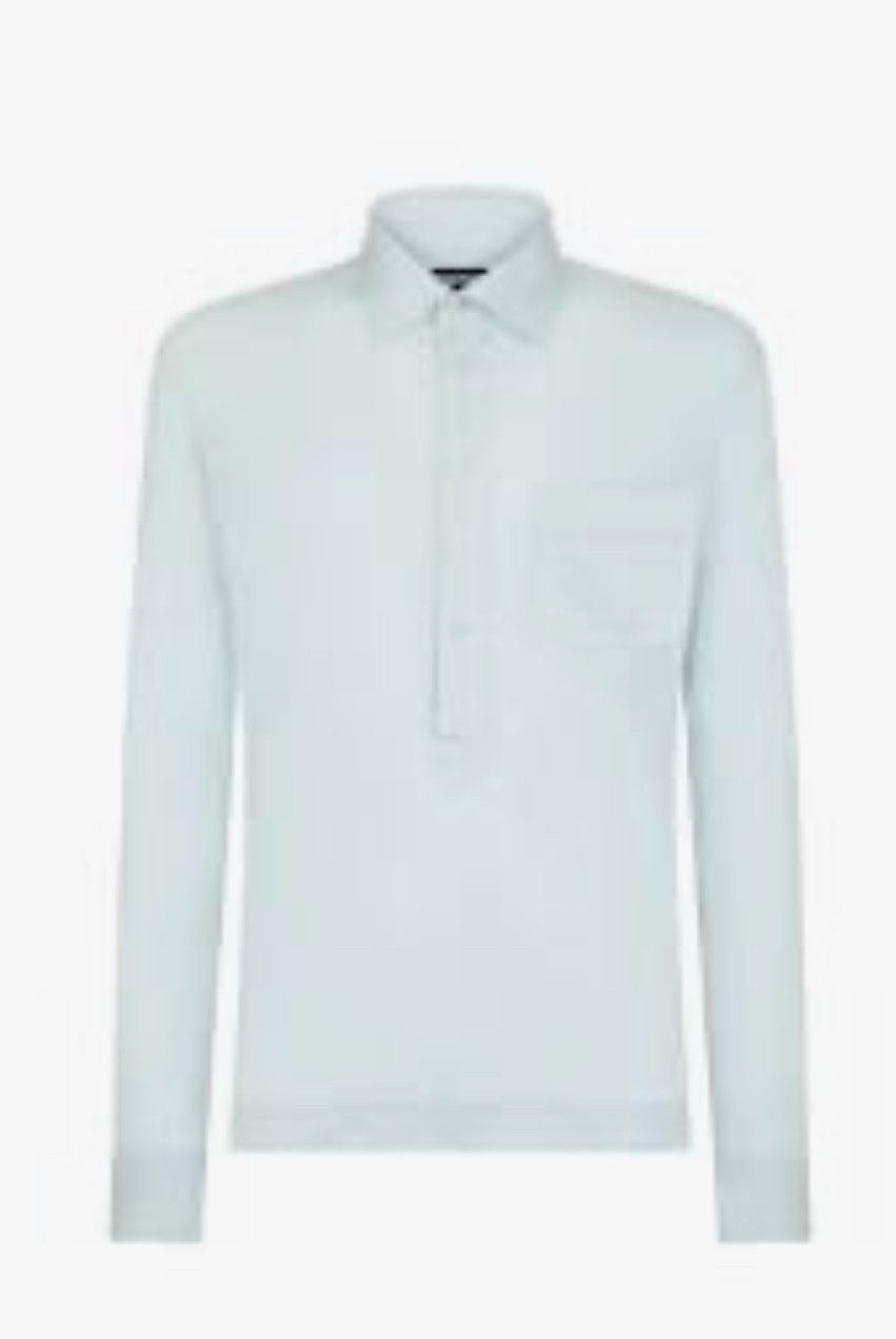 Tom Ford Silk Long-Sleeved Polo T-shirt - Size 50 - NWT Size US M / EU 48-50 / 2 - 1 Thumbnail