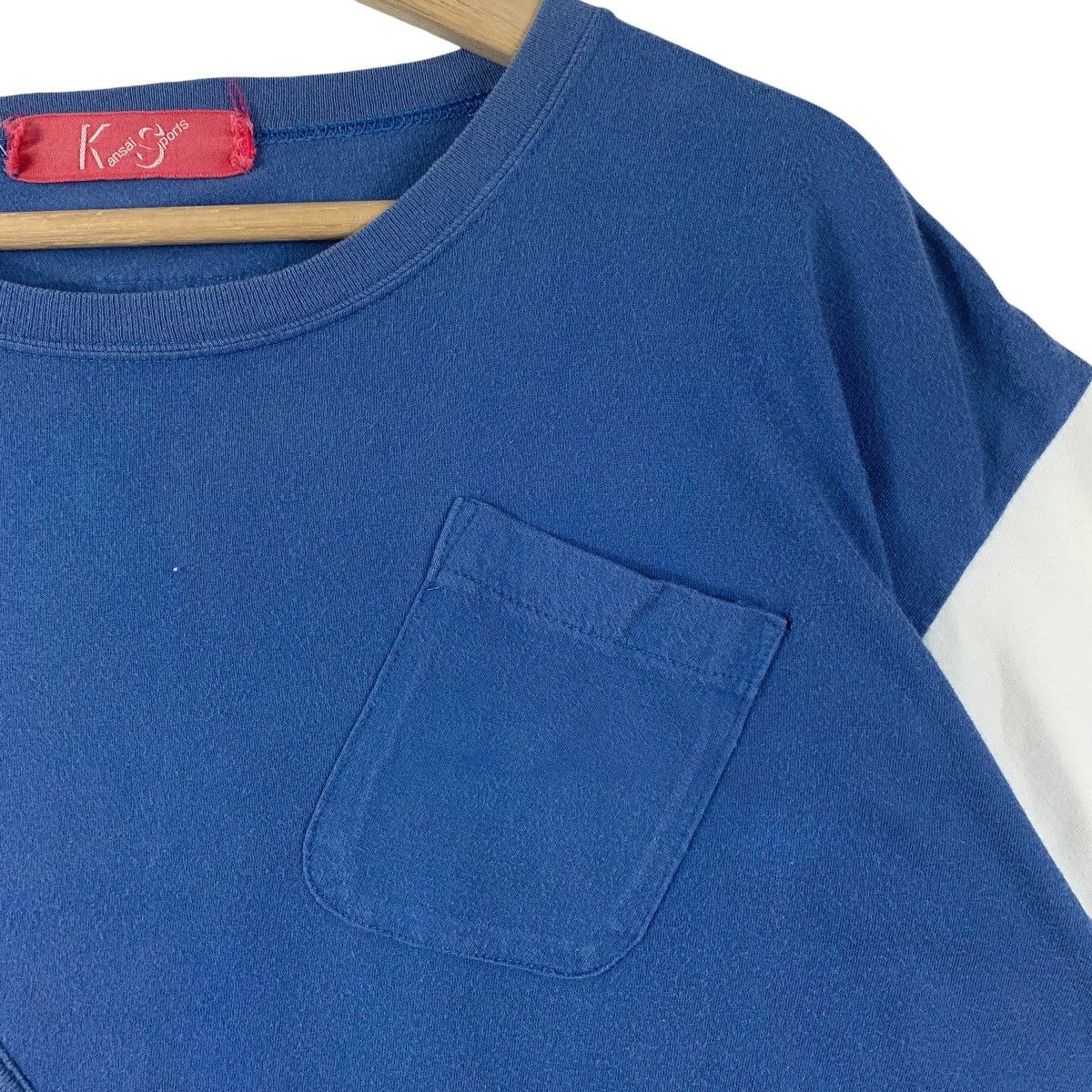 Kansai Yamamoto × Vintage Vintage 90s KANSAI patchwork tee Size US L / EU 52-54 / 3 - 9 Thumbnail