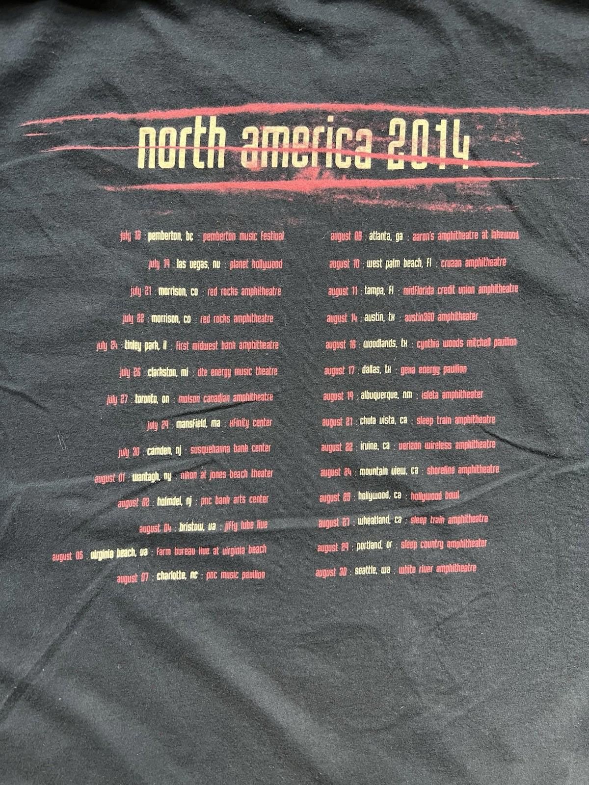Next Level Apparel Nine Inch Nails - North America 2014 Tour Size US M / EU 48-50 / 2 - 4 Thumbnail