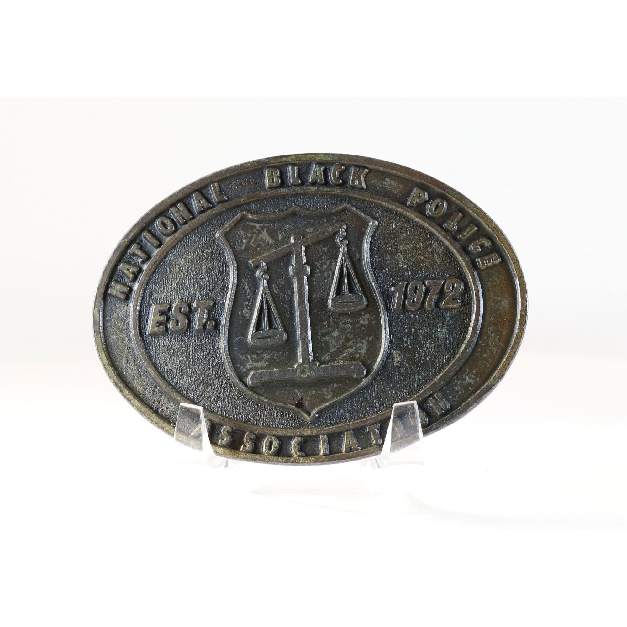 Vintage Belt Buckle National Black Police Association Vintage RARE 1 Size ONE SIZE - 2 Thumbnail