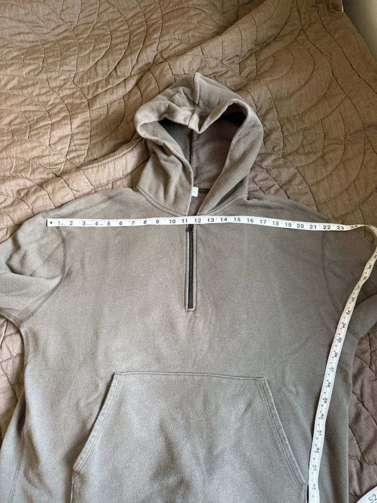 John Elliott John Elliott Hoodie Size 2 Green/brown Quarter Zip Size US M / EU 48-50 / 2 - 7 Thumbnail