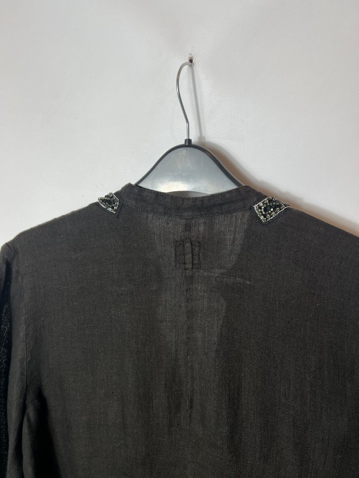 120% Lino Vintage streetwear 120% Lino Avant Garde Linen Dress Size 42 Size M / US 6-8 / IT 42-44 - 12 Thumbnail