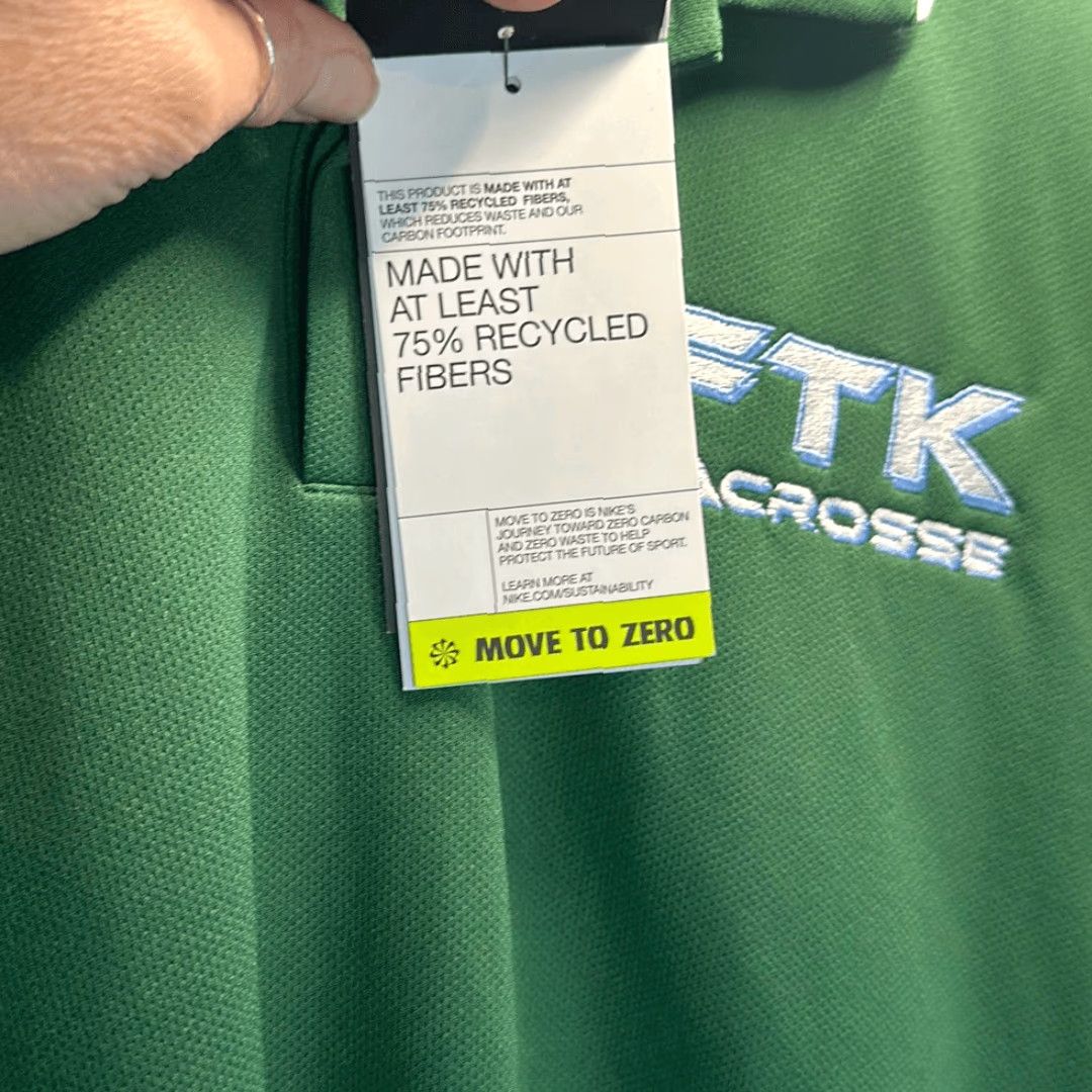 Nike Nike Polo Shirt Men L Green Multicolor Short Sleeve Lacrosse NEW CW3415-341 FTK Size US L / EU 52-54 / 3 - 4 Thumbnail