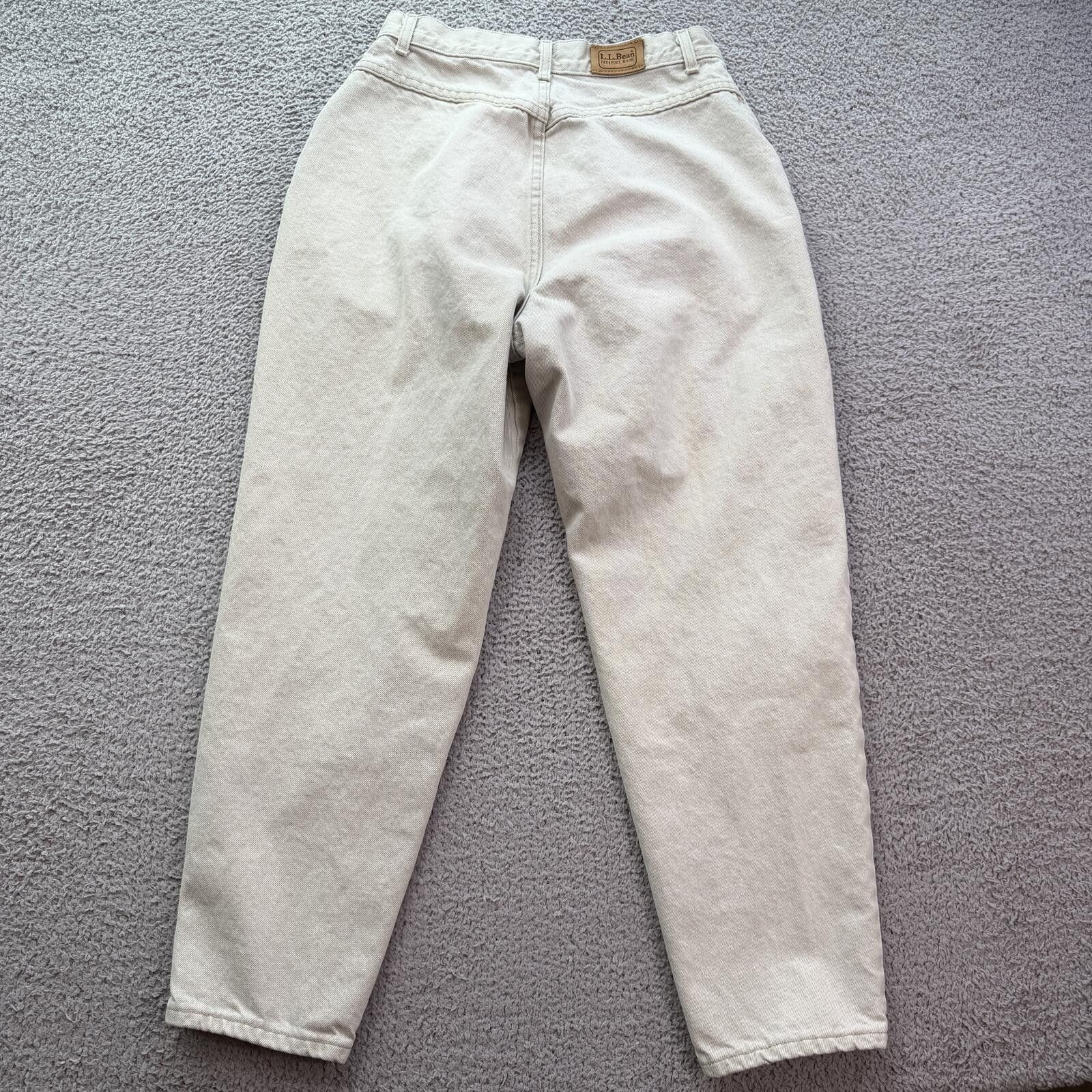 L.L. Bean Vintage 90s LL Bean Denim Mom Jeans Womens 30x26 High Rise Size 28" / US 6 / IT 42 - 2 Thumbnail