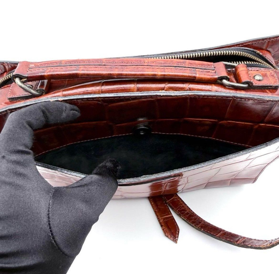 Jean Paul Gaultier Jean Paul Gaultier crocodile bag Size ONE SIZE - 11 Thumbnail