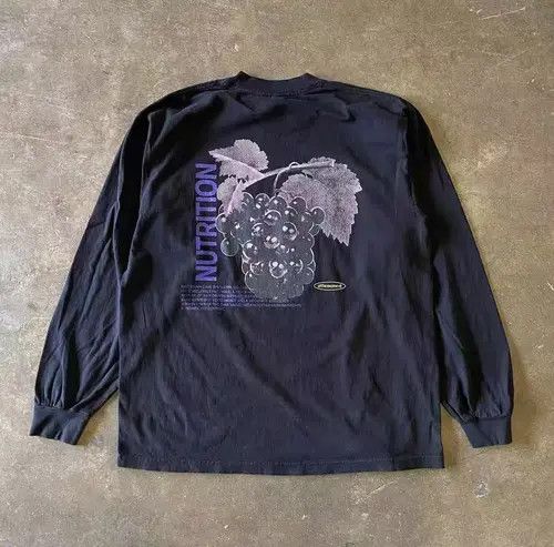 Other Grape print black vintage cotton long sleeve tee Size US L / EU 52-54 / 3 - 1 Thumbnail